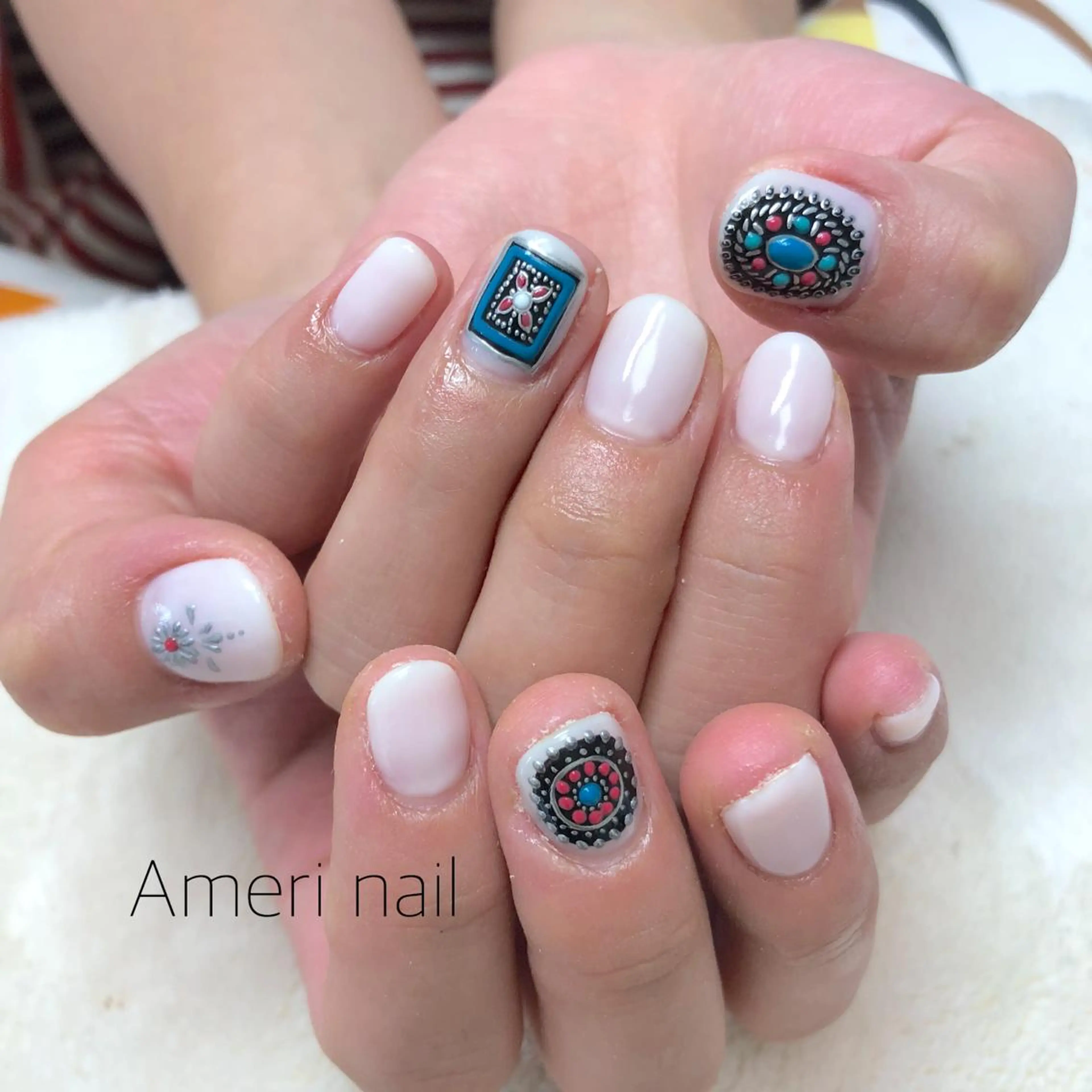 ネイル ハンドネイル Ameri nail /UKIのネイルデザイン