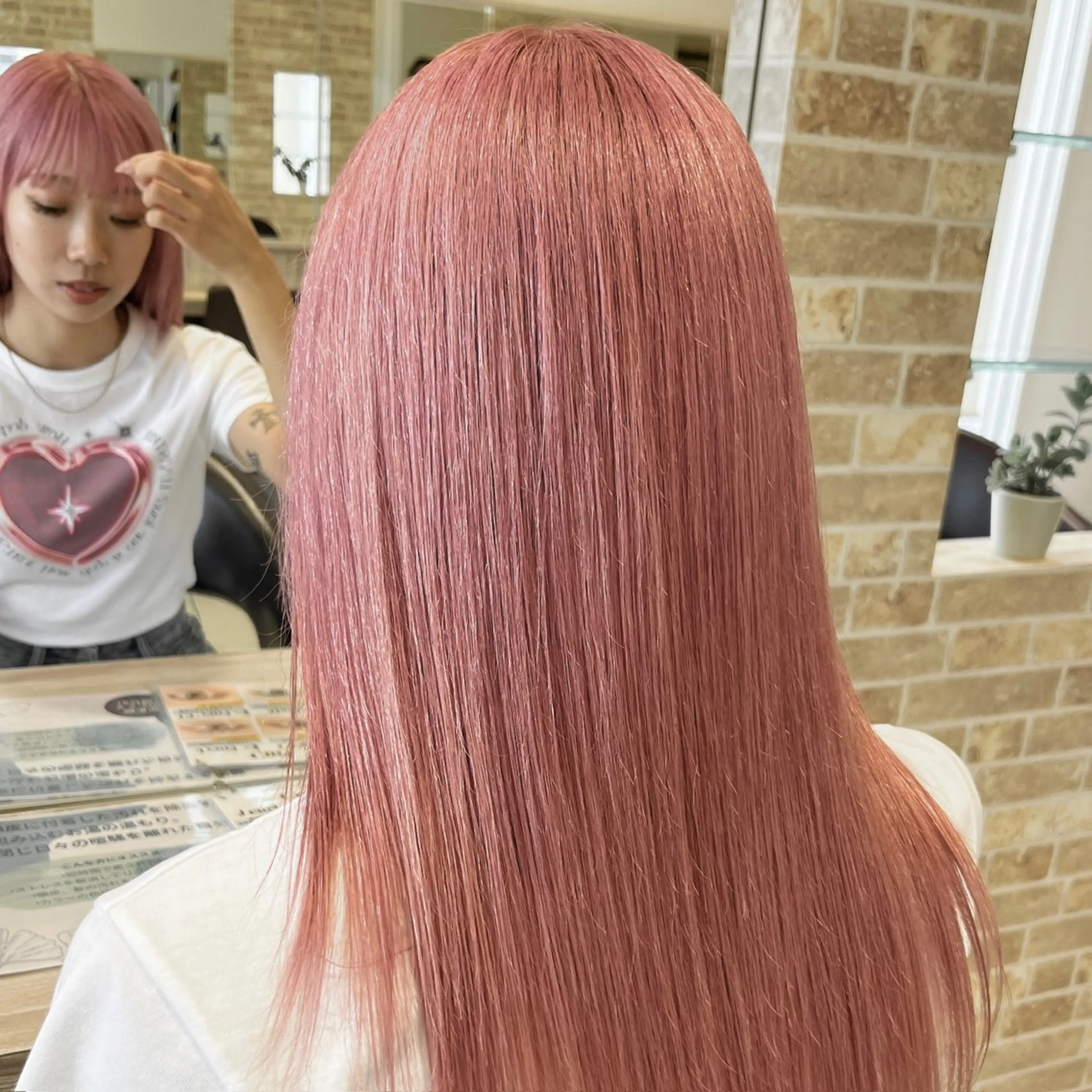 セミロング カラー GRANDEUR やまだかなのヘアスタイル