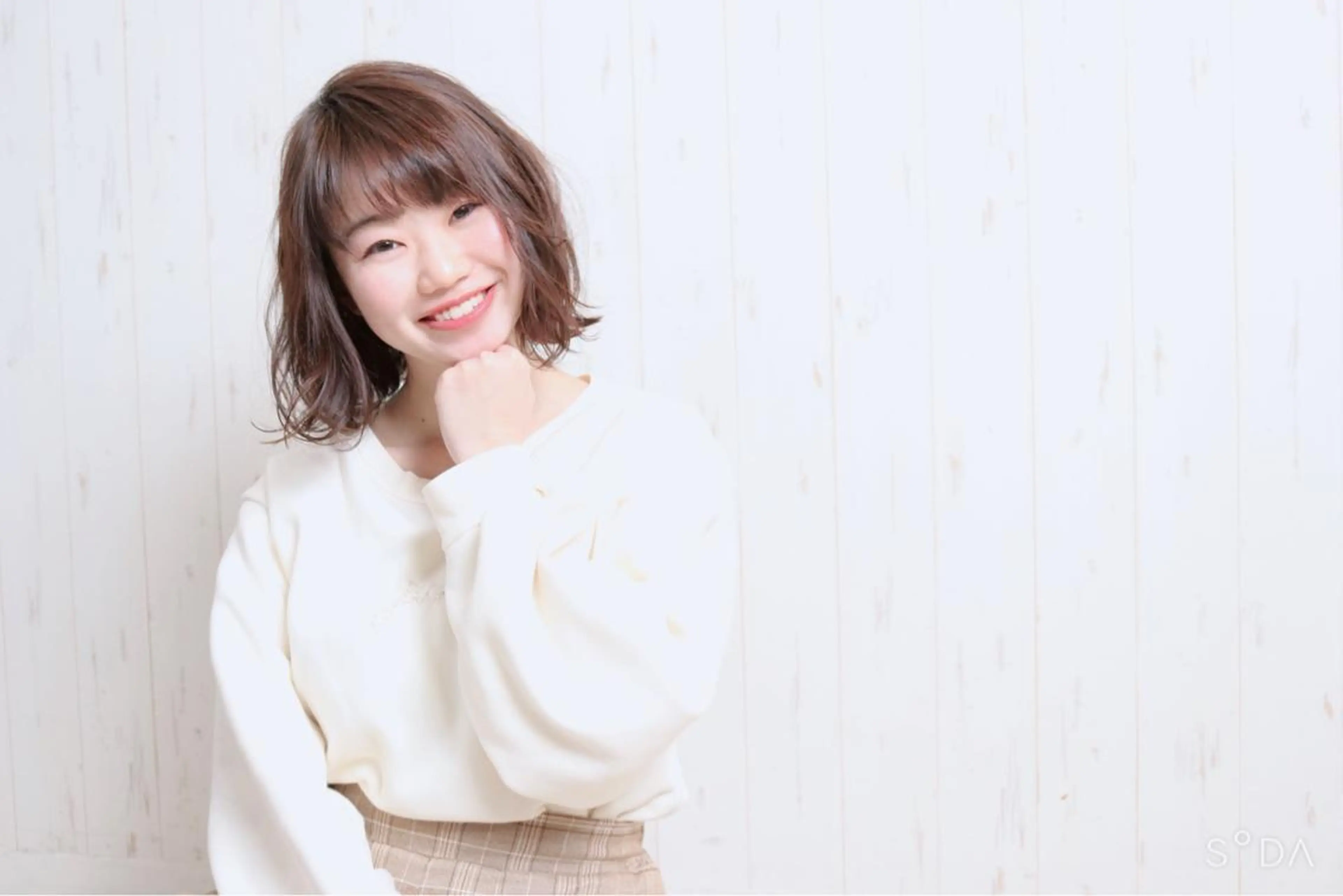 ミディアム カラー ブラウンカラー KAIzen. tomoのヘアスタイル