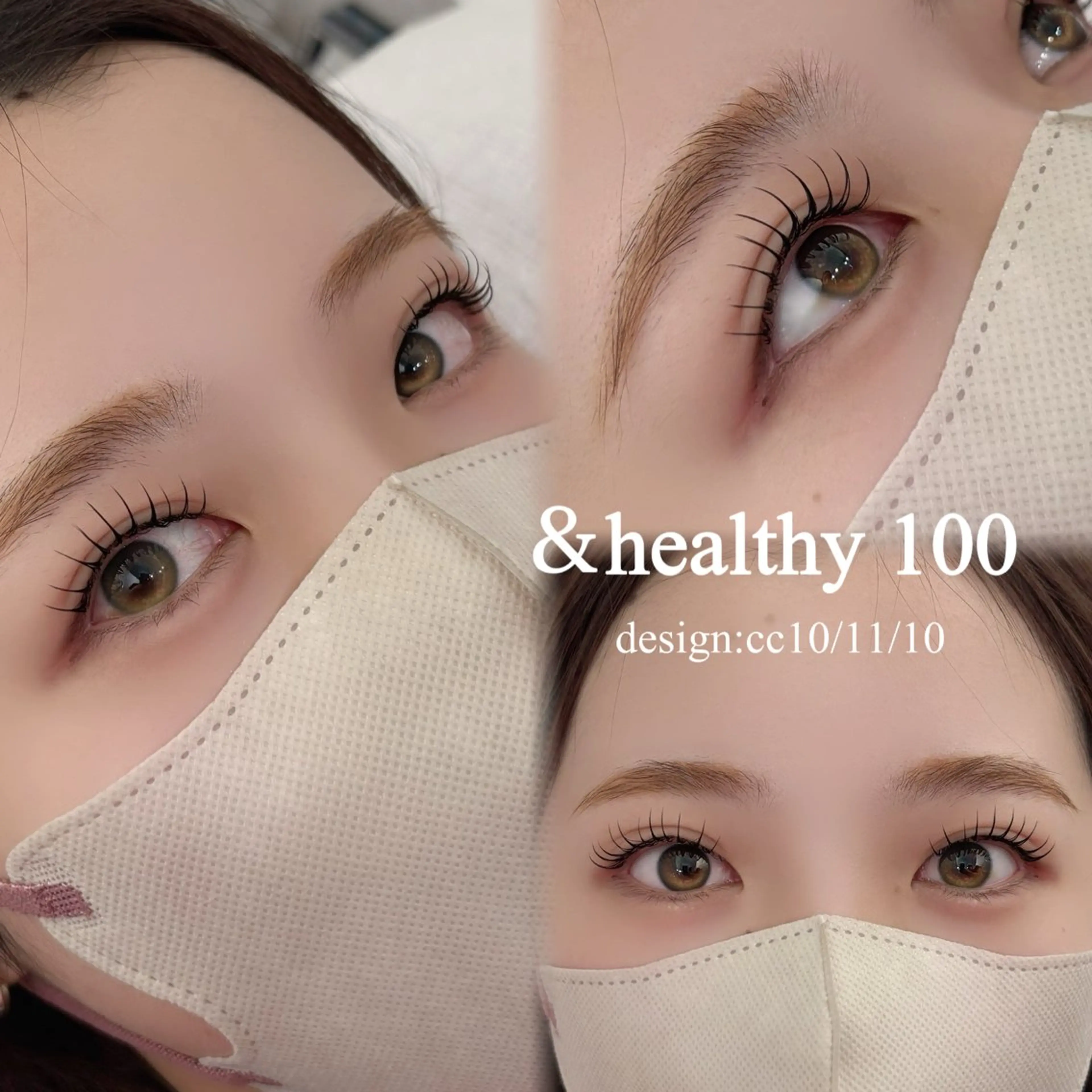 🫧🎀＆healthy 80~120本🎀🫧エクステつけてパーマでぱっちり✨💞(本数メッセージにて相談)の写真