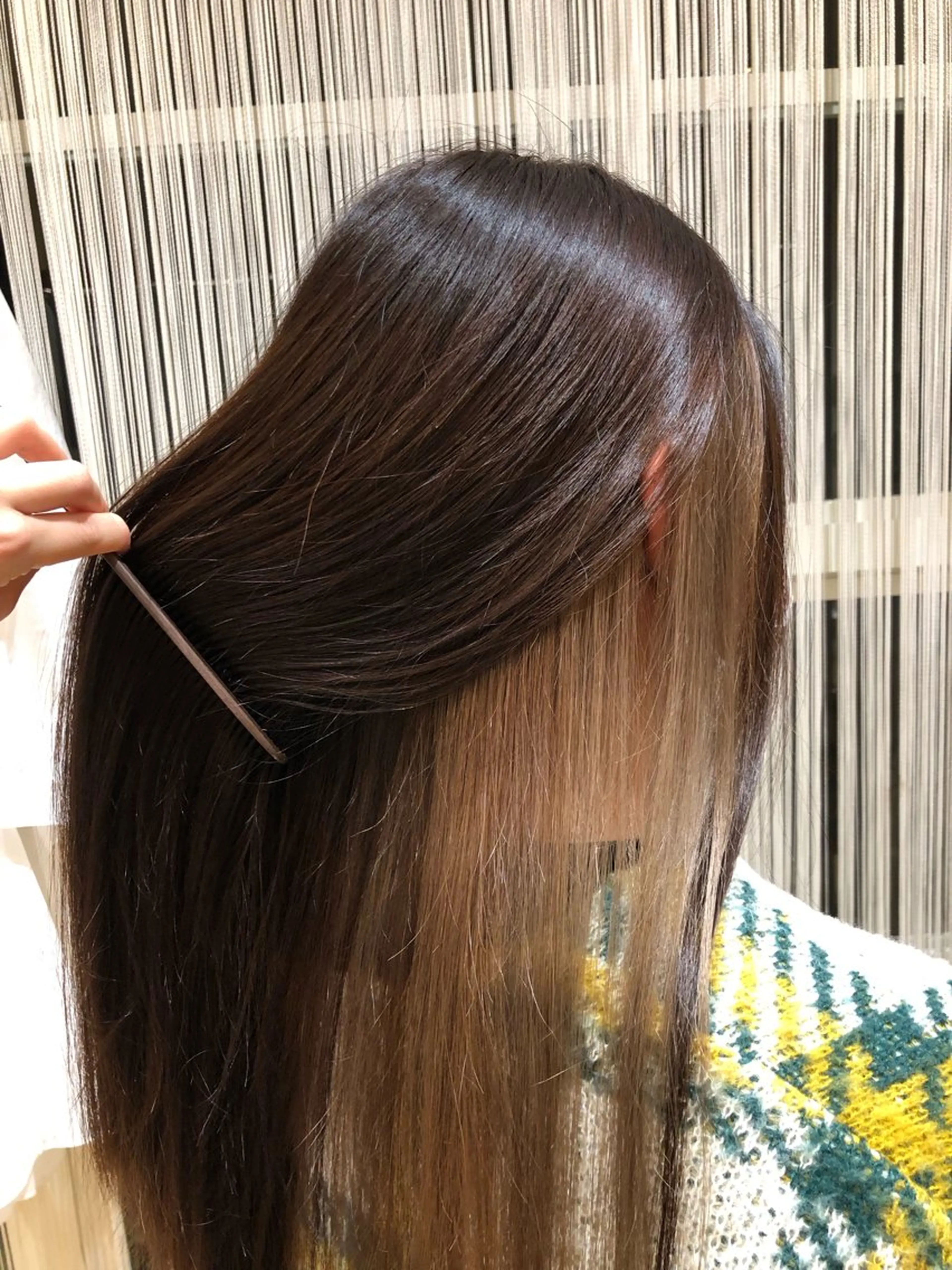 ロング カラー ヘアカラー 今中 紗英のヘアスタイル