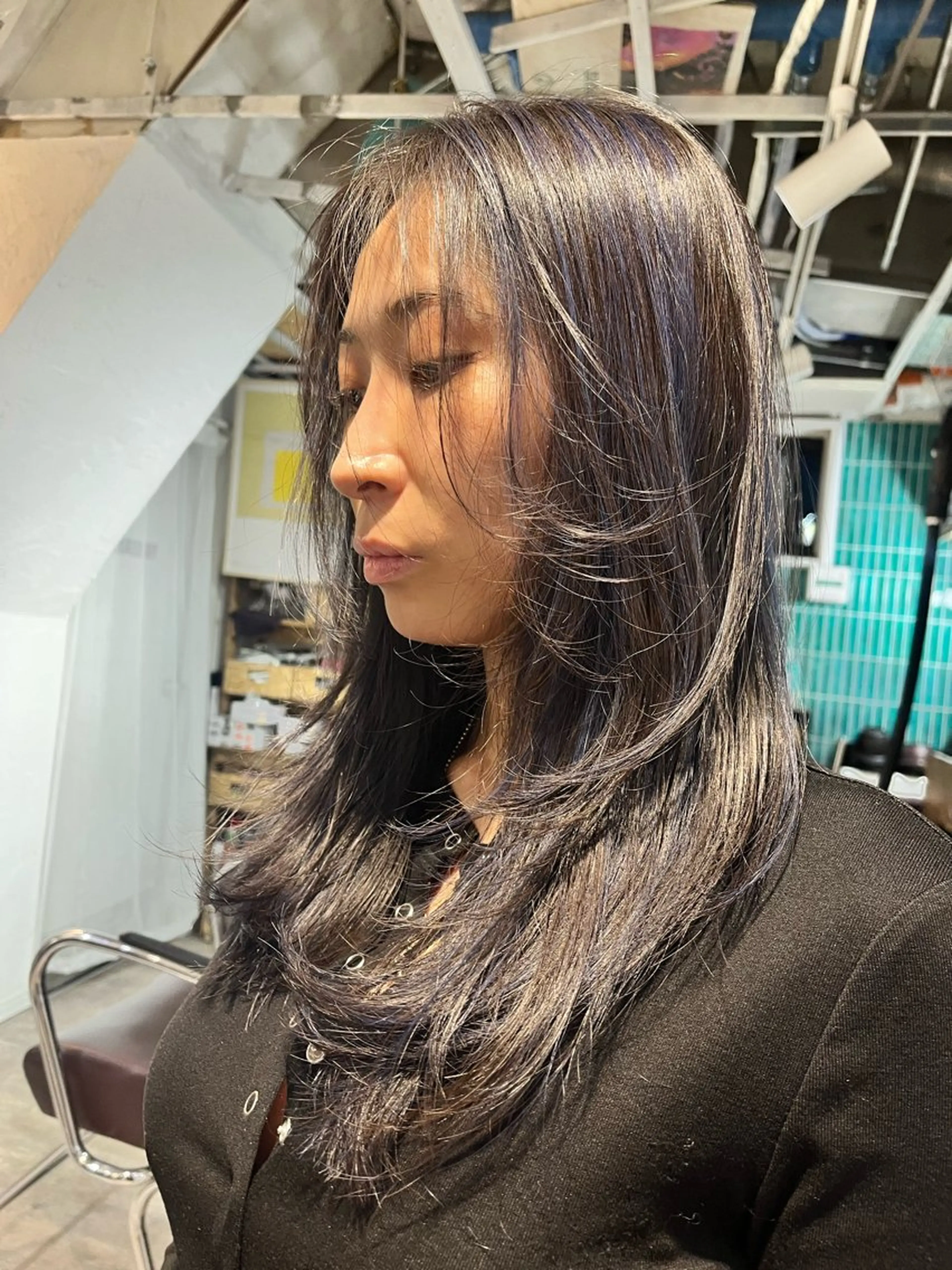 ロング カラー 新宿/髪質改善 艶カラー👶Renaのヘアスタイル