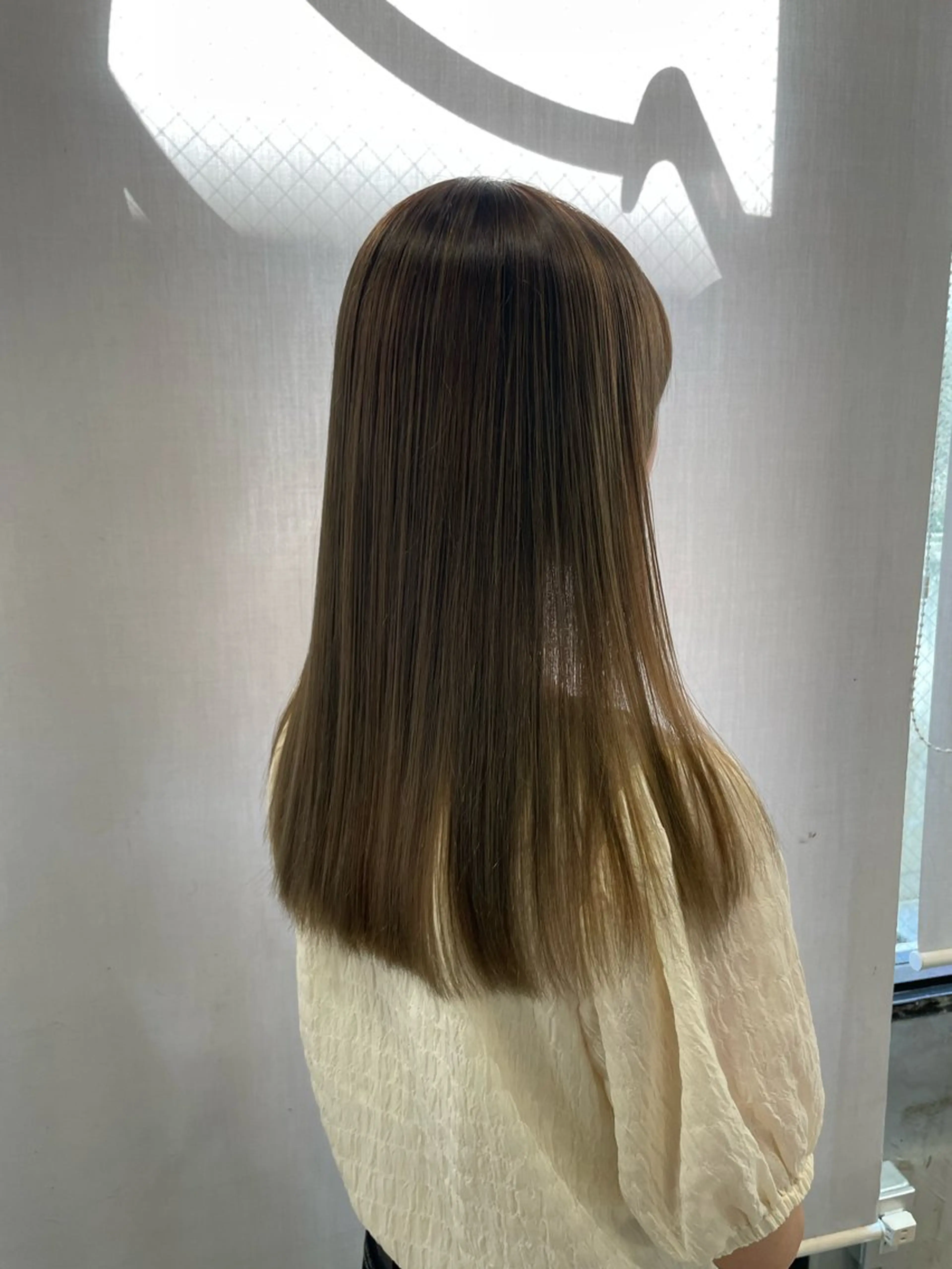 セミロング カラー ヘアアレンジ ヘアカラー トリートメント ヘアセット 🌿透明感/レイヤー 🌿TATSUKIのヘアスタイル