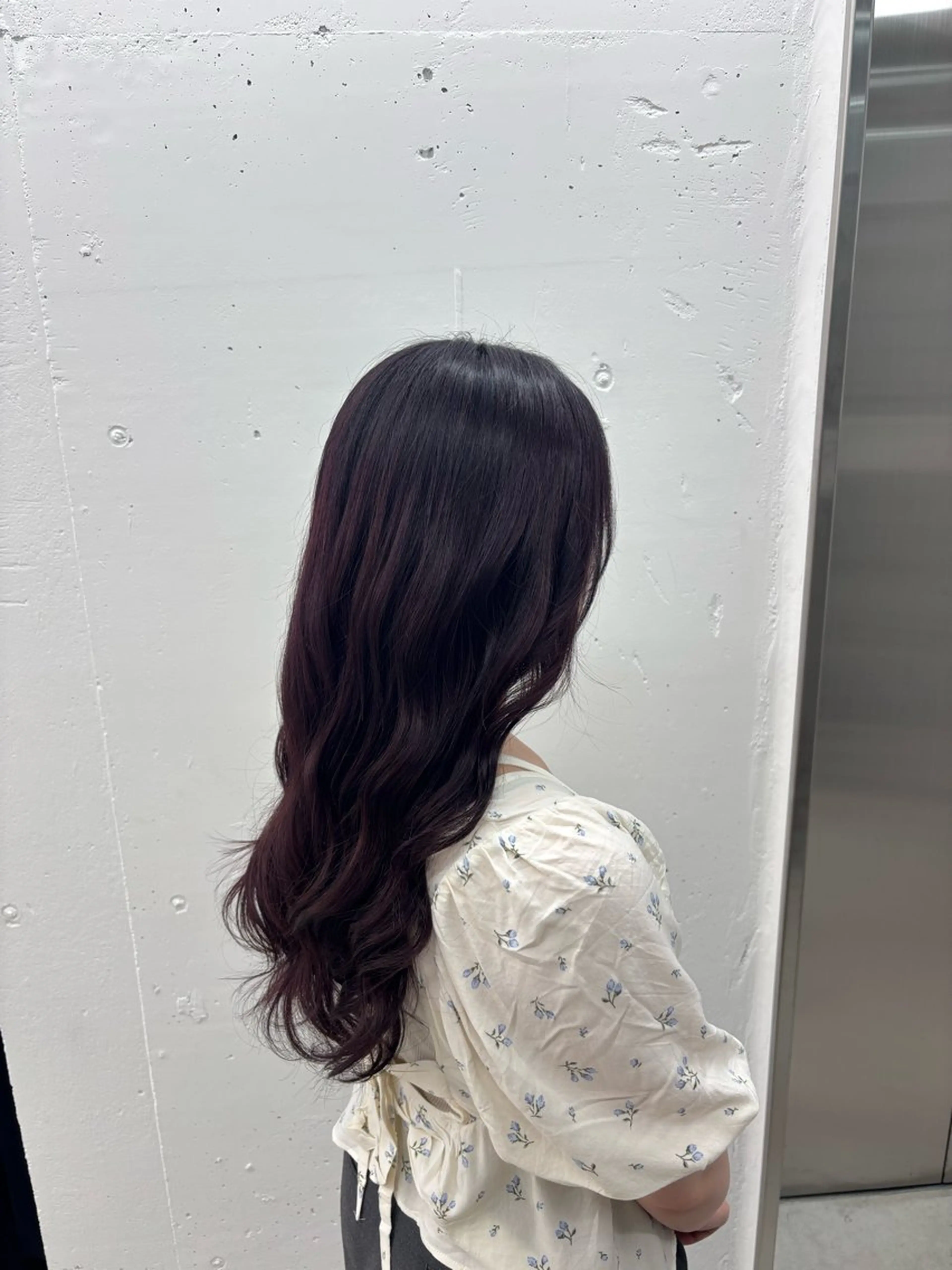 ロング カラー グレージュ ラベンダーカラー ラベンダーグレージュ ラベンダーグレー ヘアカラー トリートメント ヘッドスパ 🌼あいり🌼 JILLSTUDIOのヘアスタイル