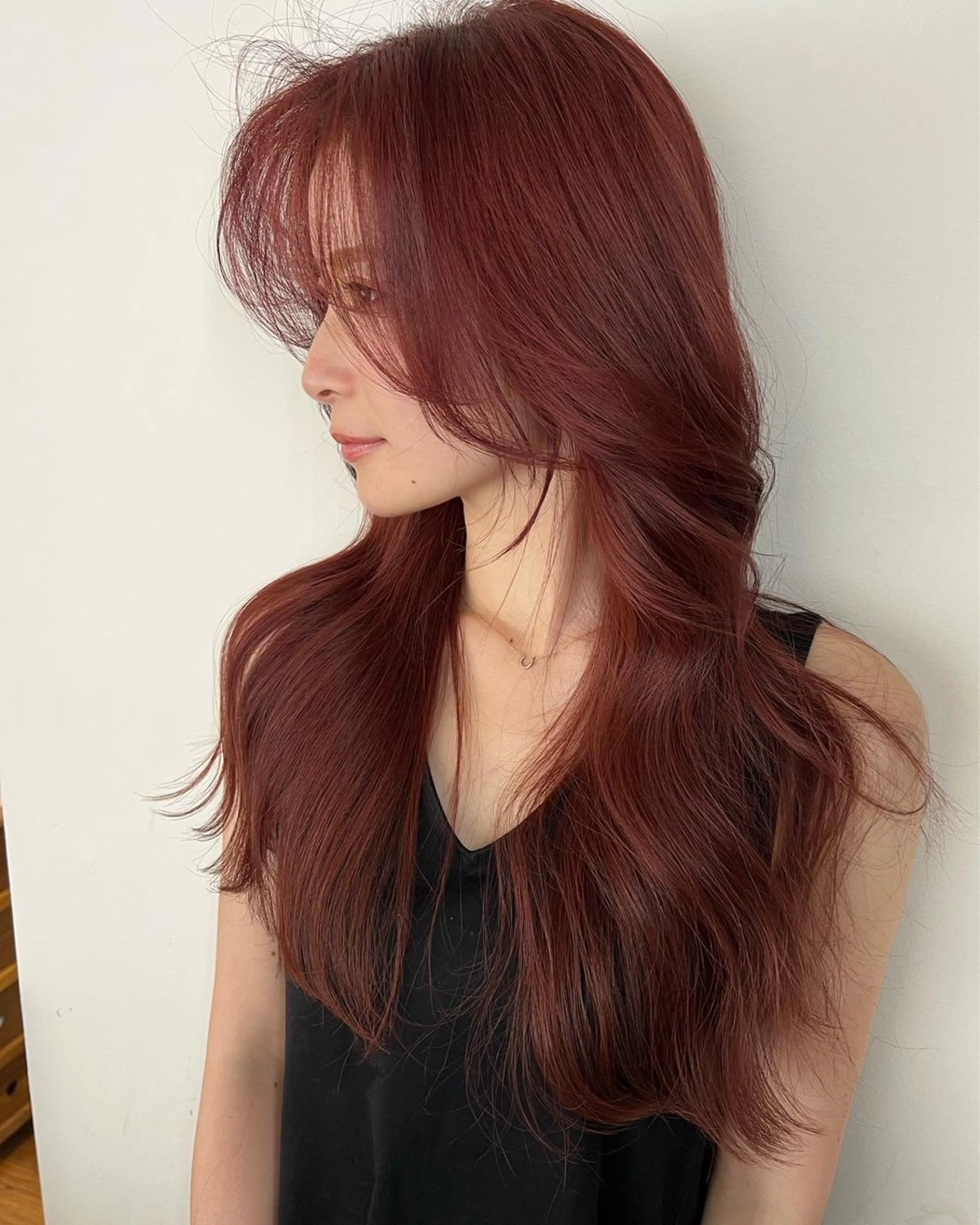 ロング 🇨🇳ワンホンヘア 下田鉄也のヘアスタイル