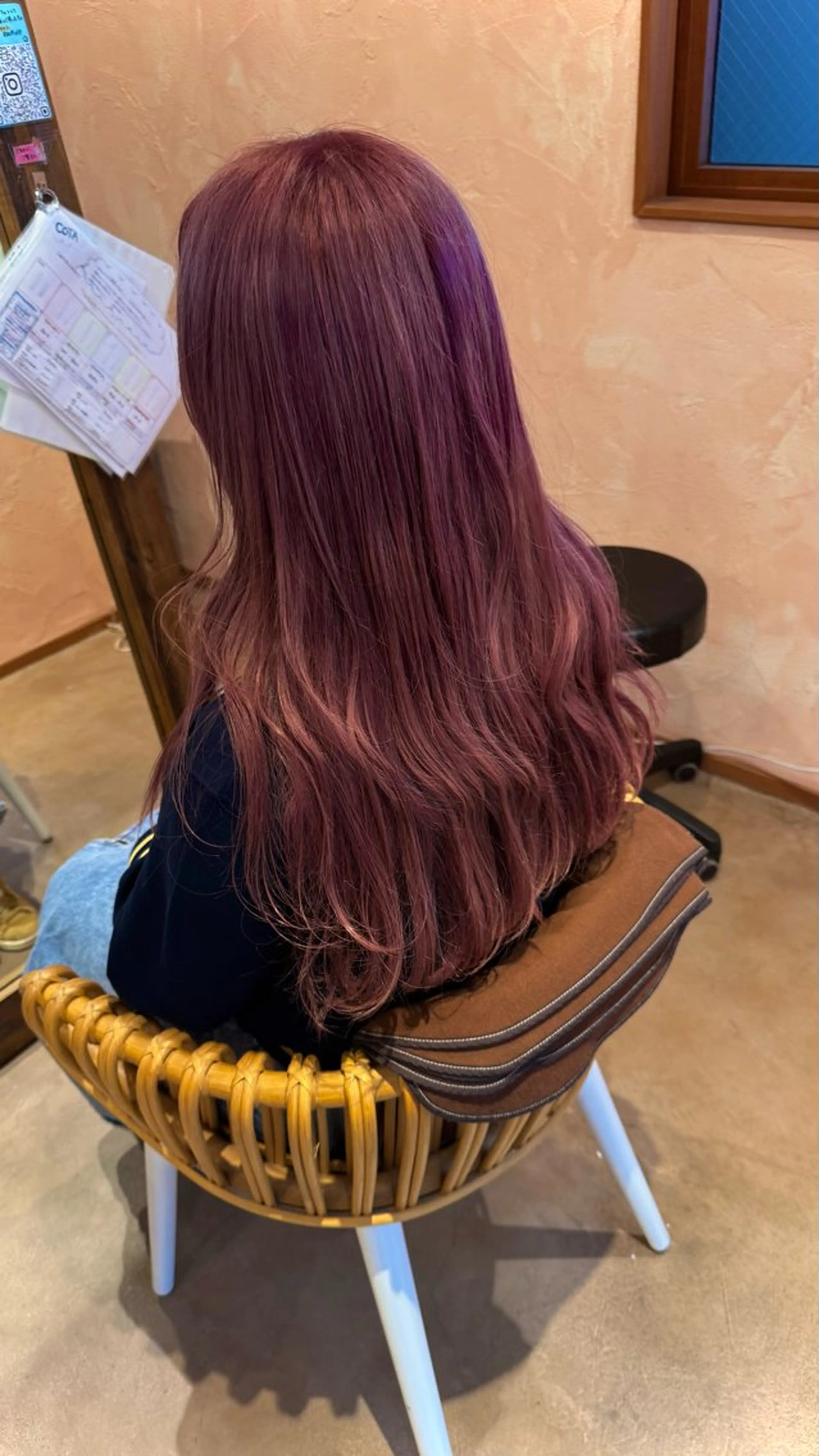 ロング カラー ヘアカラー れい/ダブルカラー/ レイヤー/髪質改善/のヘアスタイル