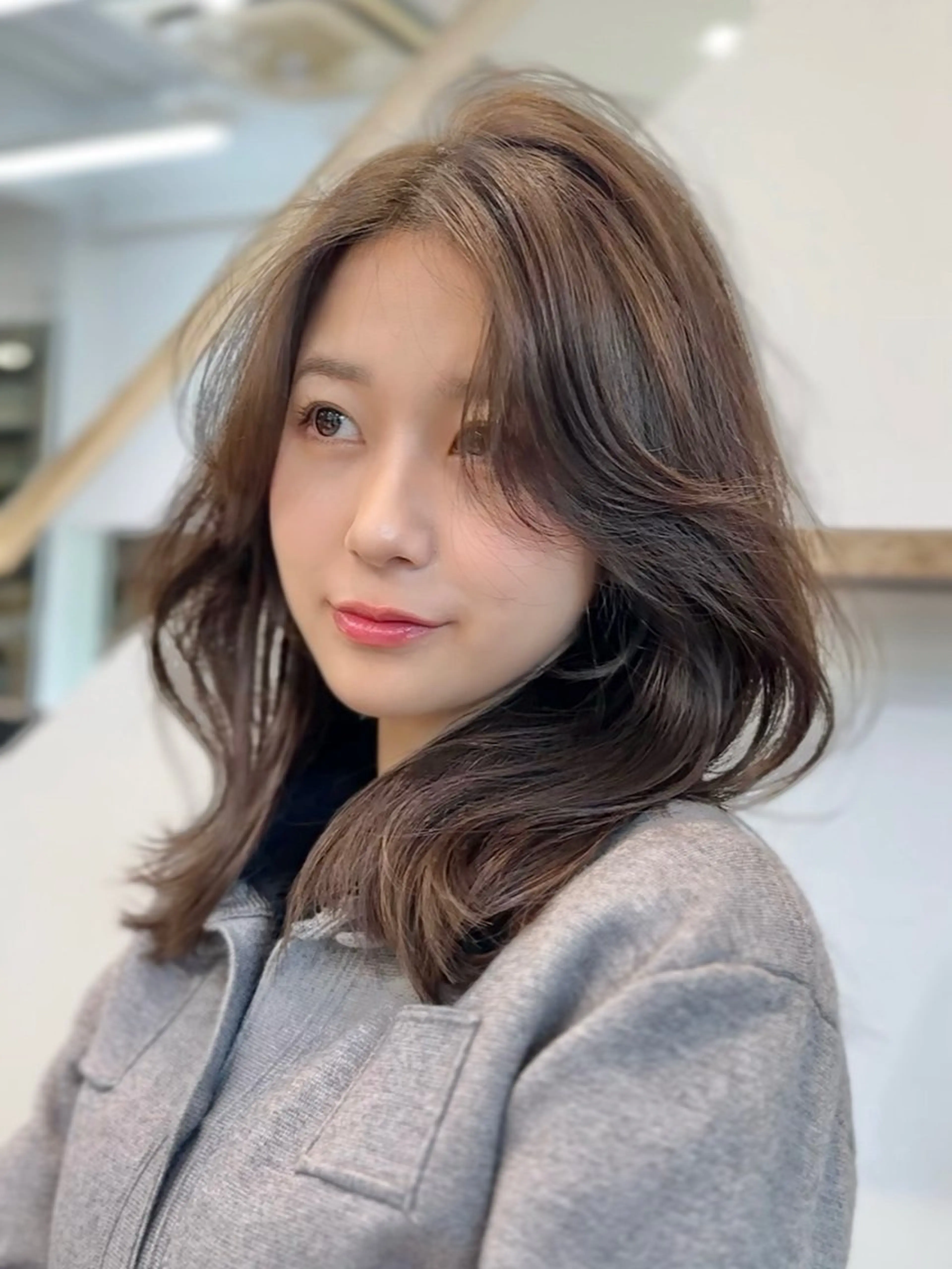 暗染ワンカラー+カラー後もしっとり潤う✨4ステップトリートメントの写真