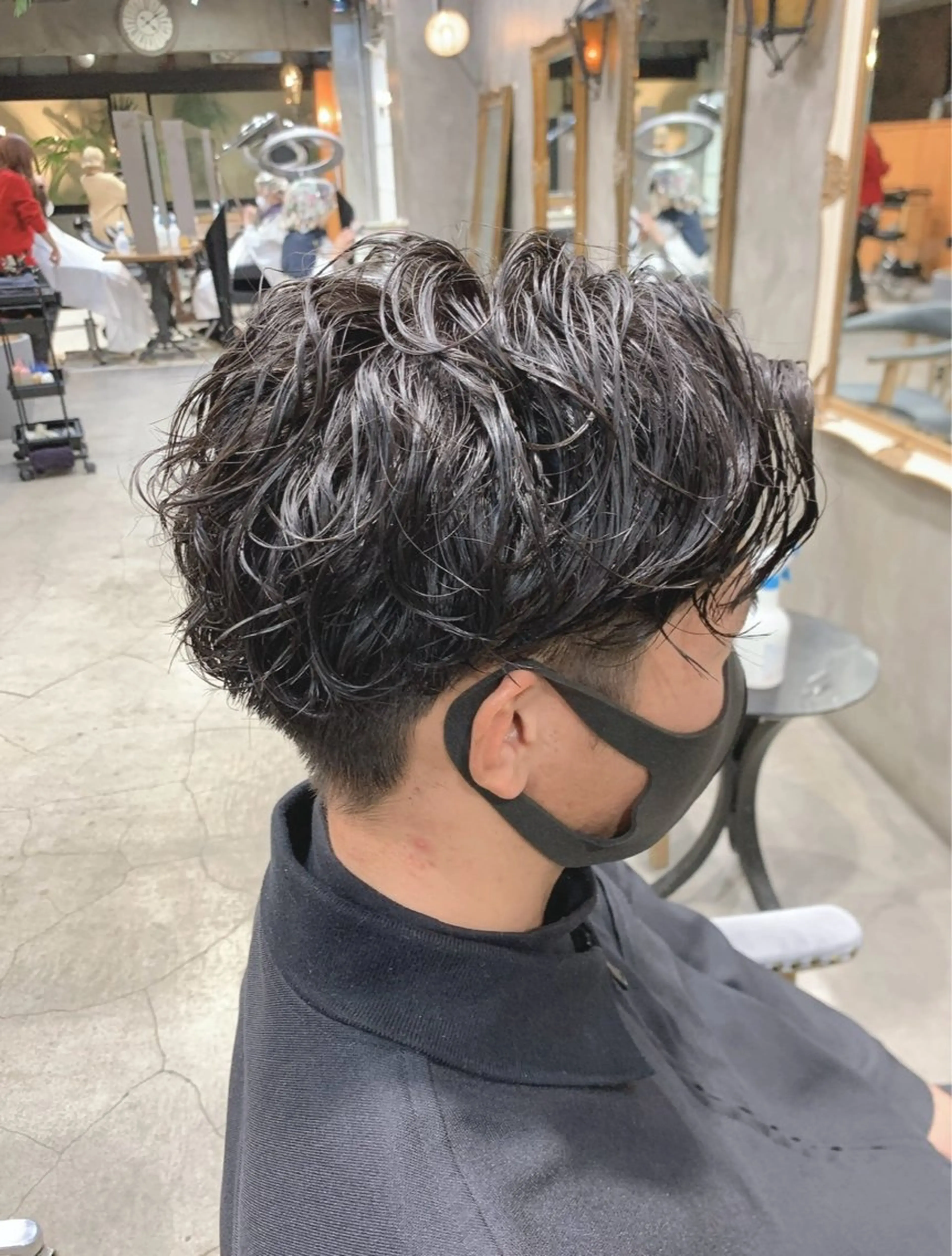 パーマ メンズ メンズパーマ カット パーマ トリートメント GO TODAY 原宿本店所属・🎁曲がる縮毛矯正 /DAIKIのヘアスタイル