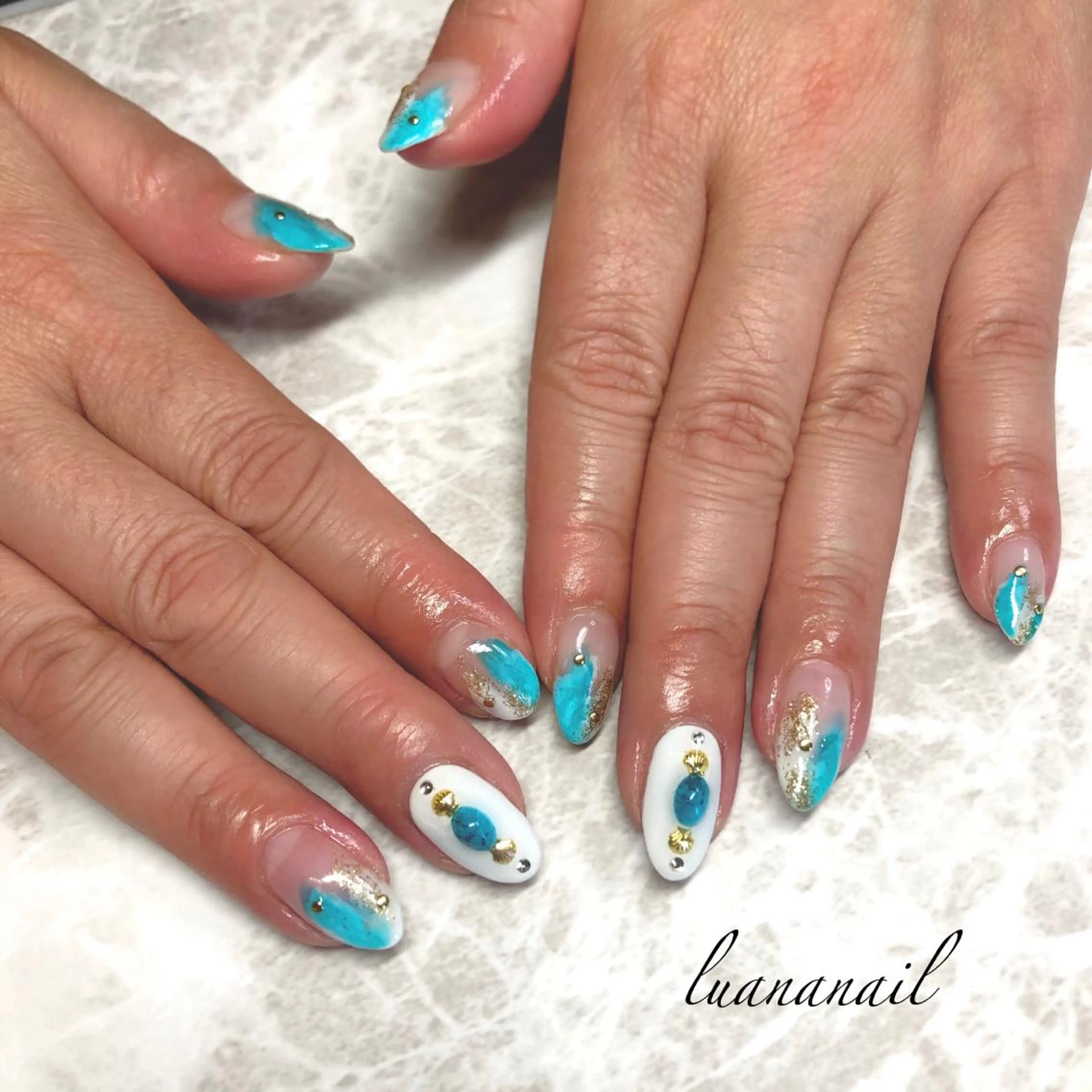 ネイル 夏ネイル luana nailのネイルデザイン