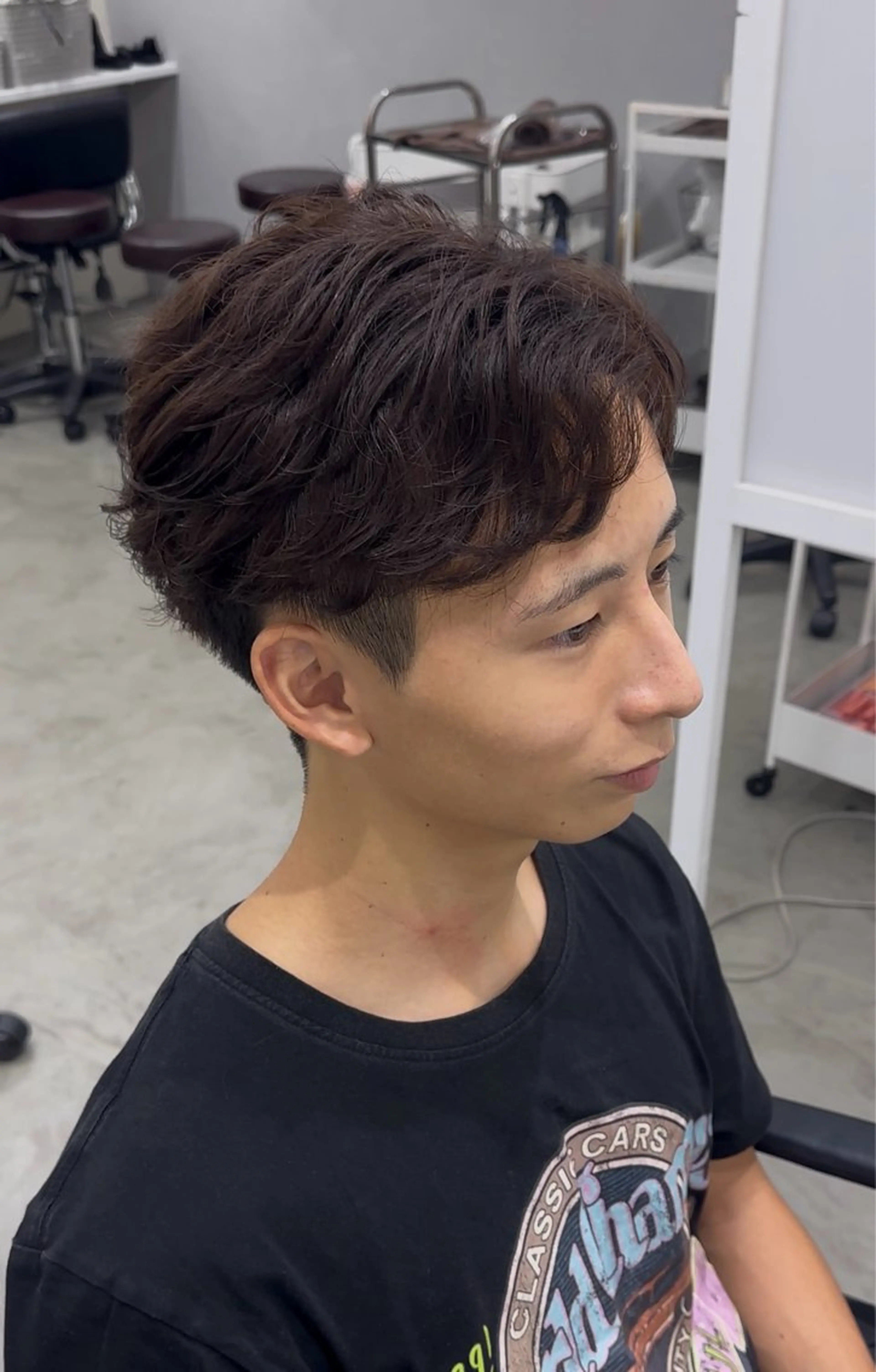 パーマ メンズ カット パーマ トリートメント 加藤 拓海のヘアスタイル