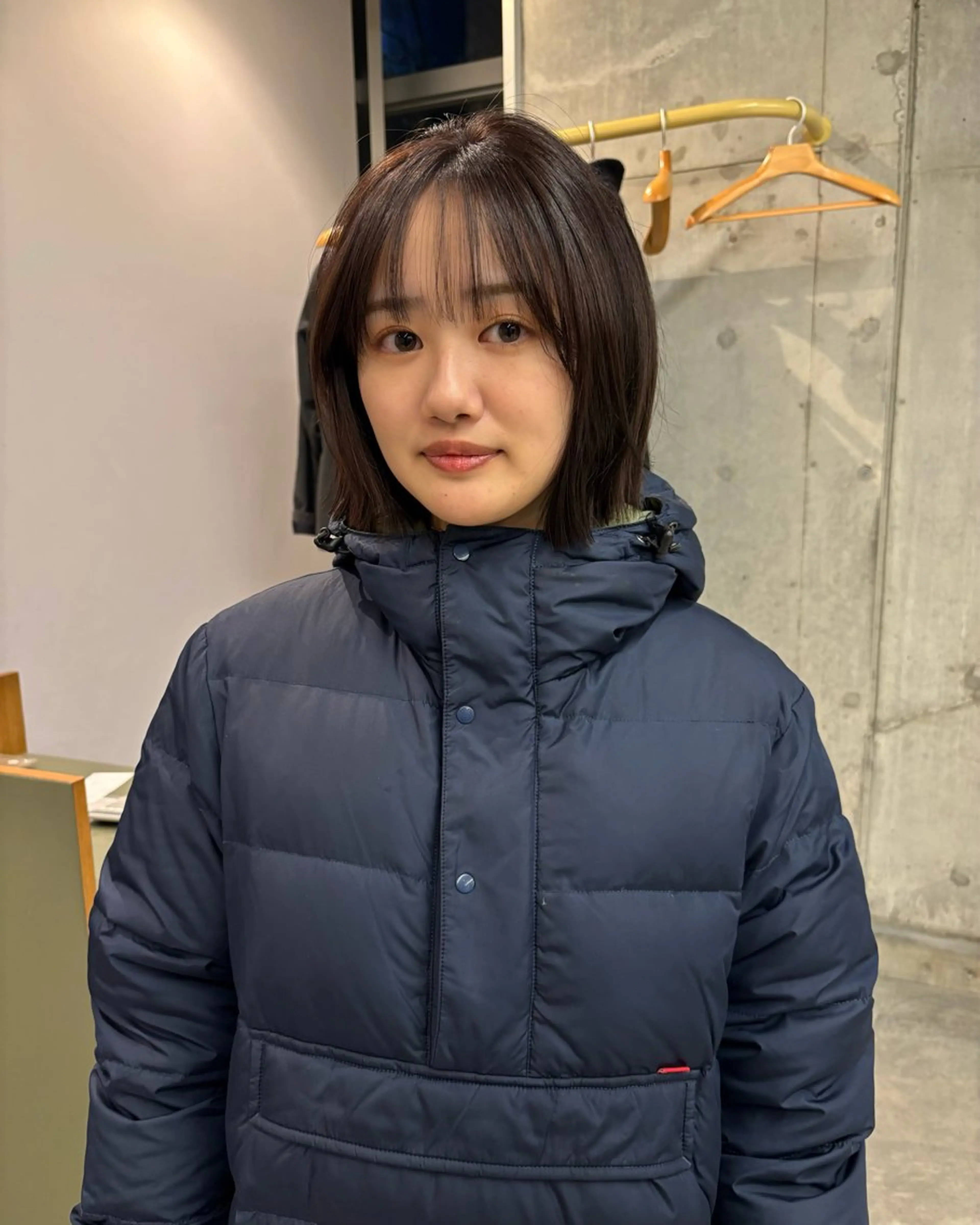 ショート カラー ボブレイヤー アッシュ アッシュブラウン ベージュカラー ブラウンカラー living所属・艶感カラー/レイヤー /chihanaのヘアスタイル