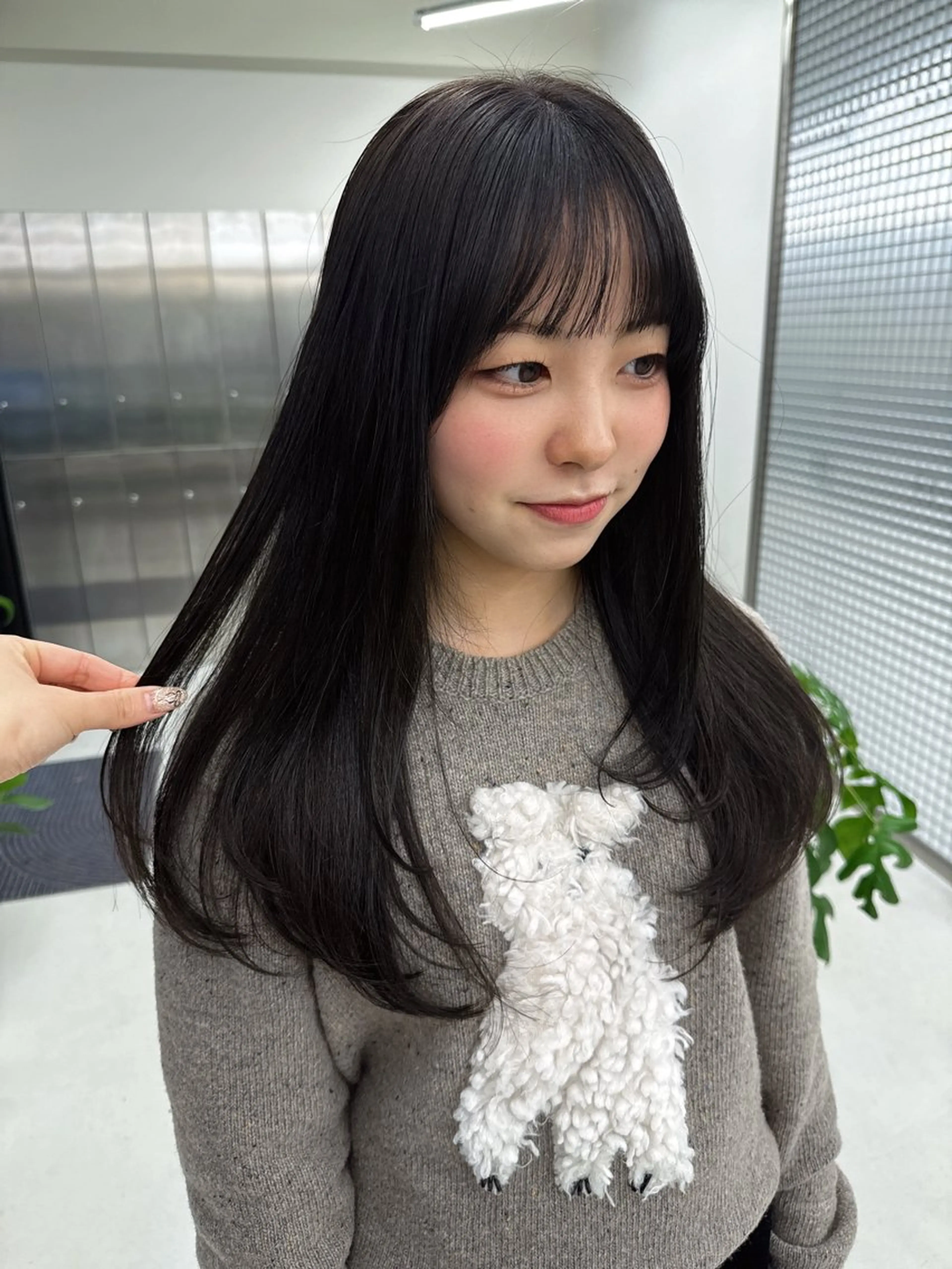 ロング カラー カット ヘアカラー トリートメント 表参道/髪質改善・ 透明感 colorのヘアスタイル