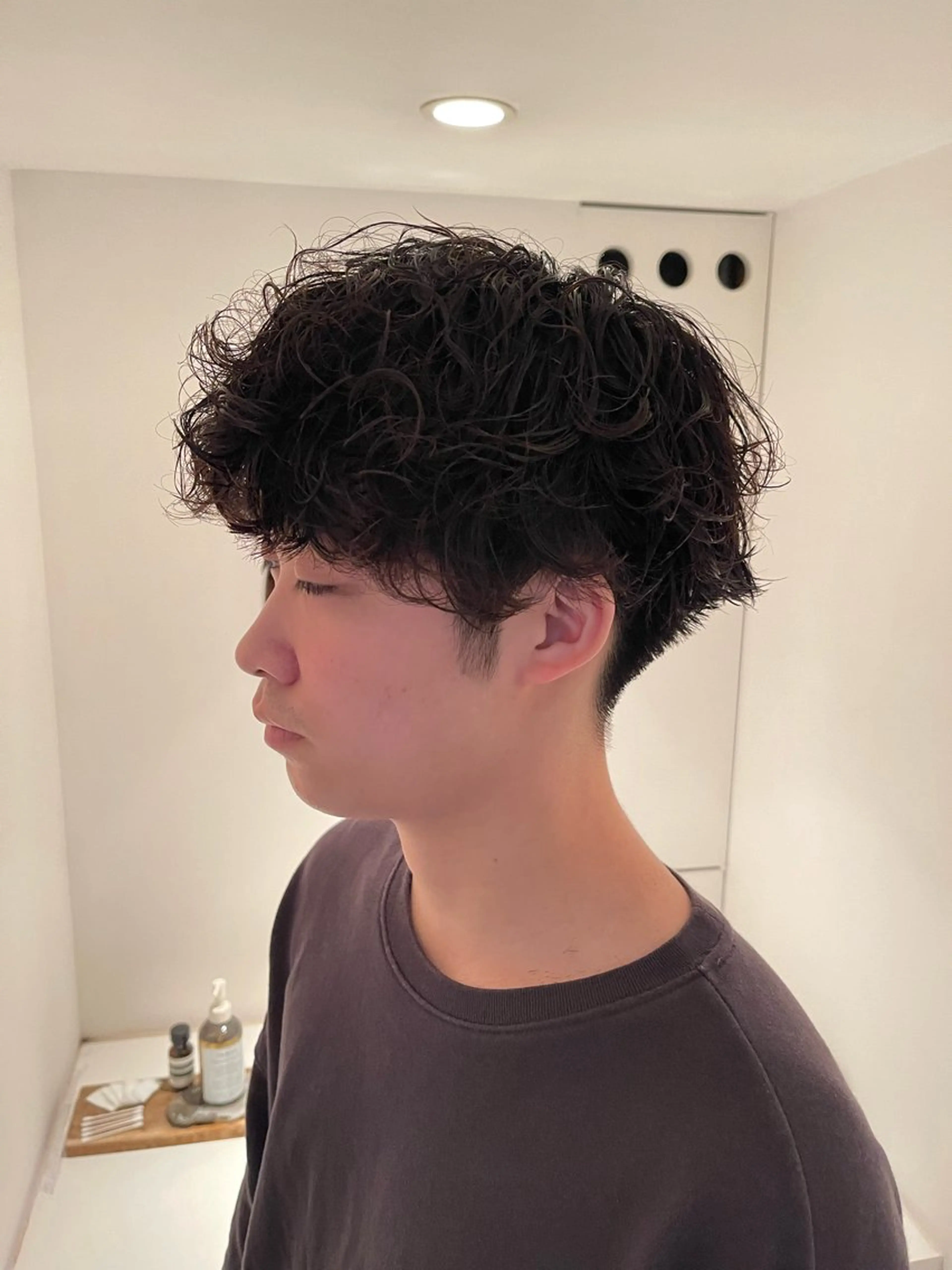 ショート メンズ マッシュ メンズパーマ ショートヘア ボブ/レイヤー /河内温太のヘアスタイル