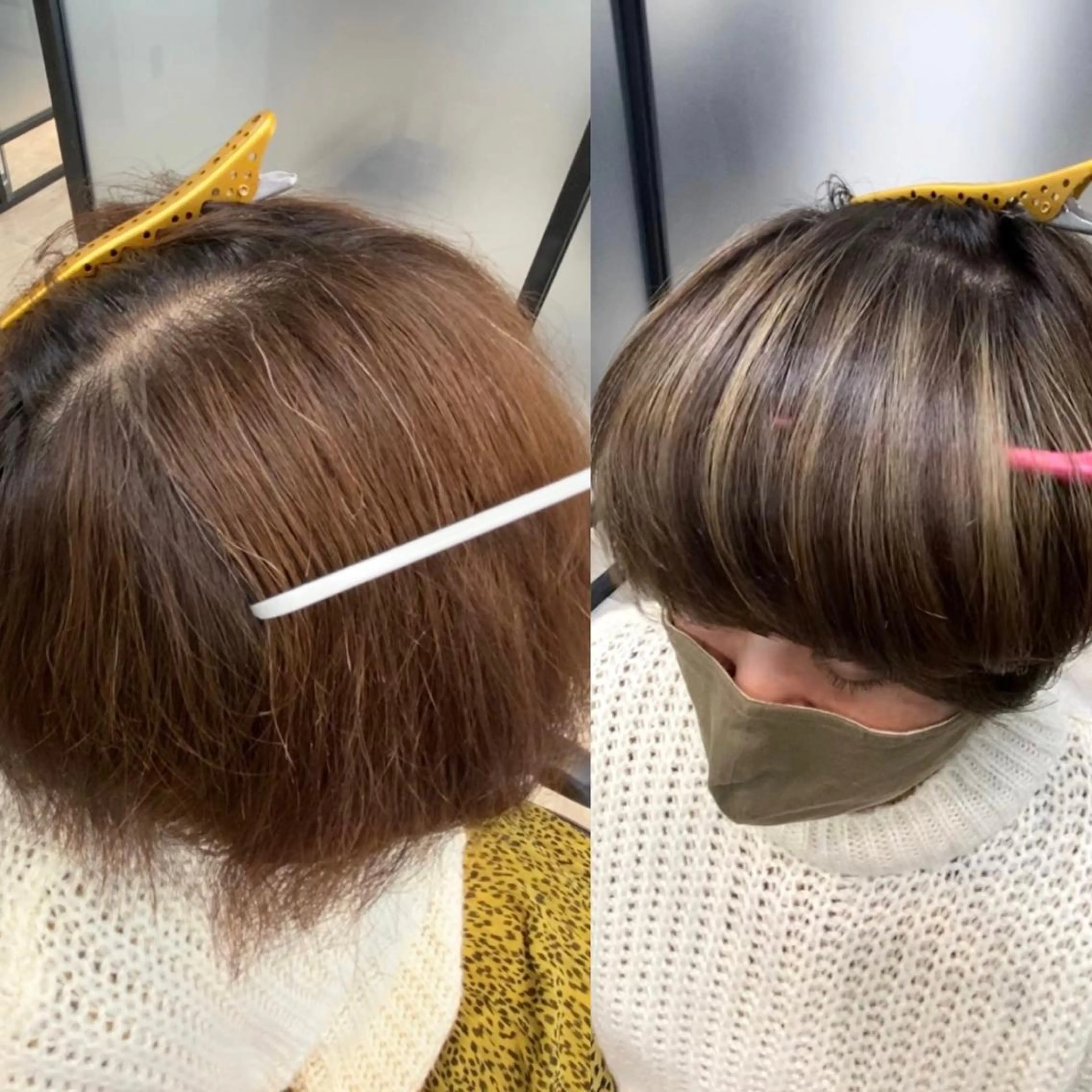 ショート ハイライト 髪質改善/縮毛矯正 /naokiのヘアスタイル