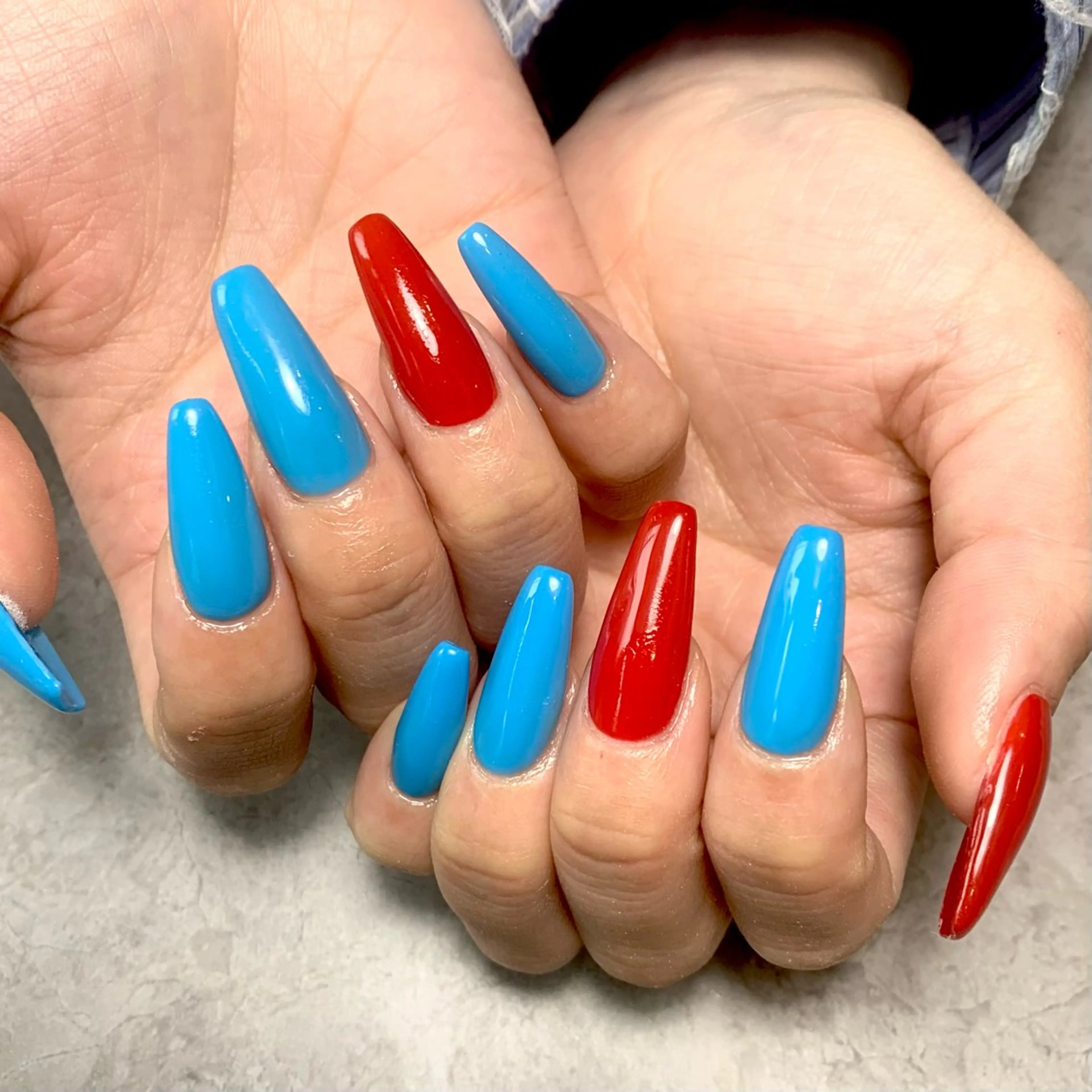 ネイル ワンカラーネイル スカルプネイル シンプルネイル スクエアネイル ハンドネイル Nail Salon Lillion【リリオン】所属・lillion karenのネイルデザイン