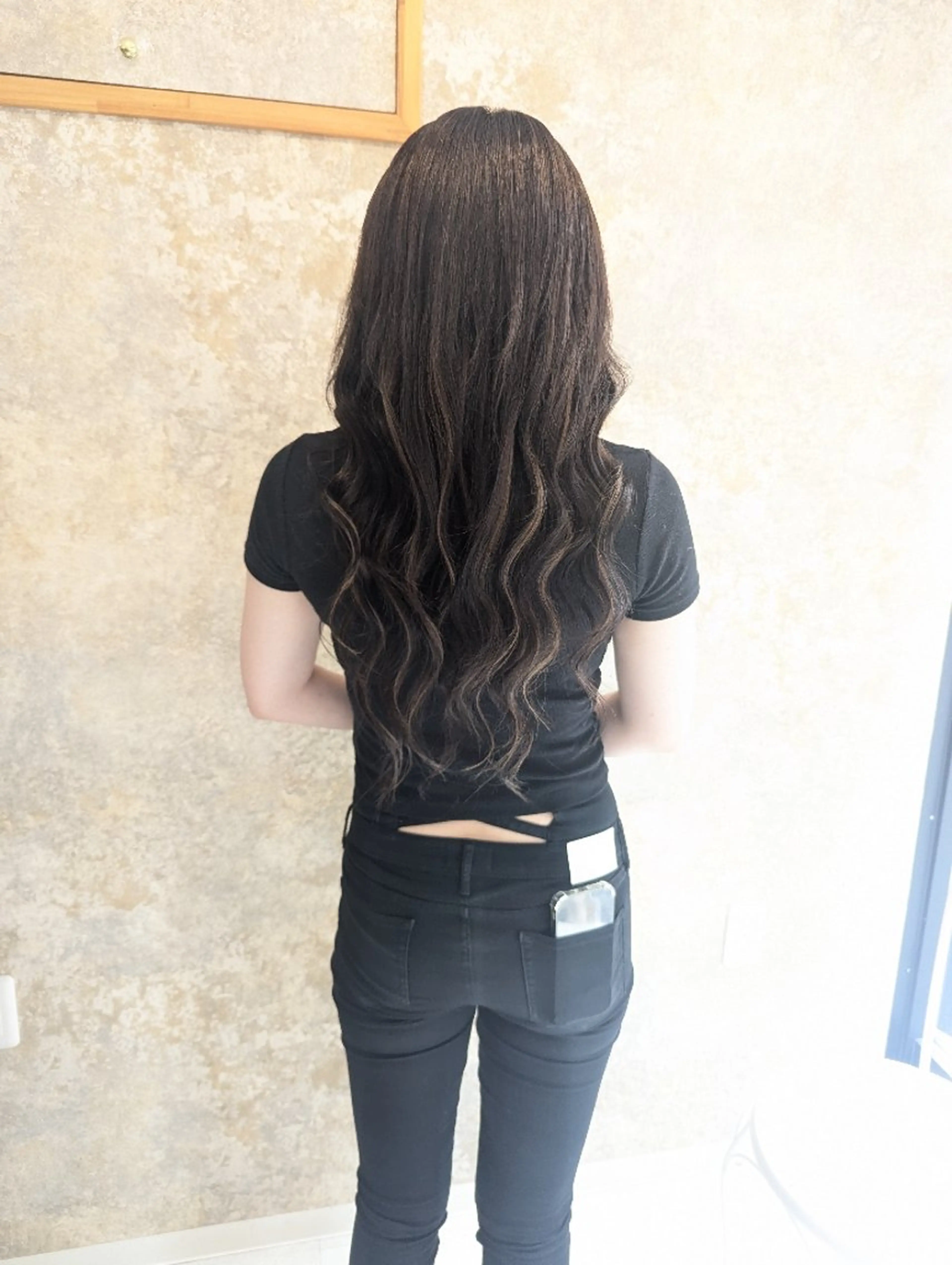 ロング カラー プルエクステ エクステ トリートメント ヘアカラー エクステ Wakita Masakiのヘアスタイル