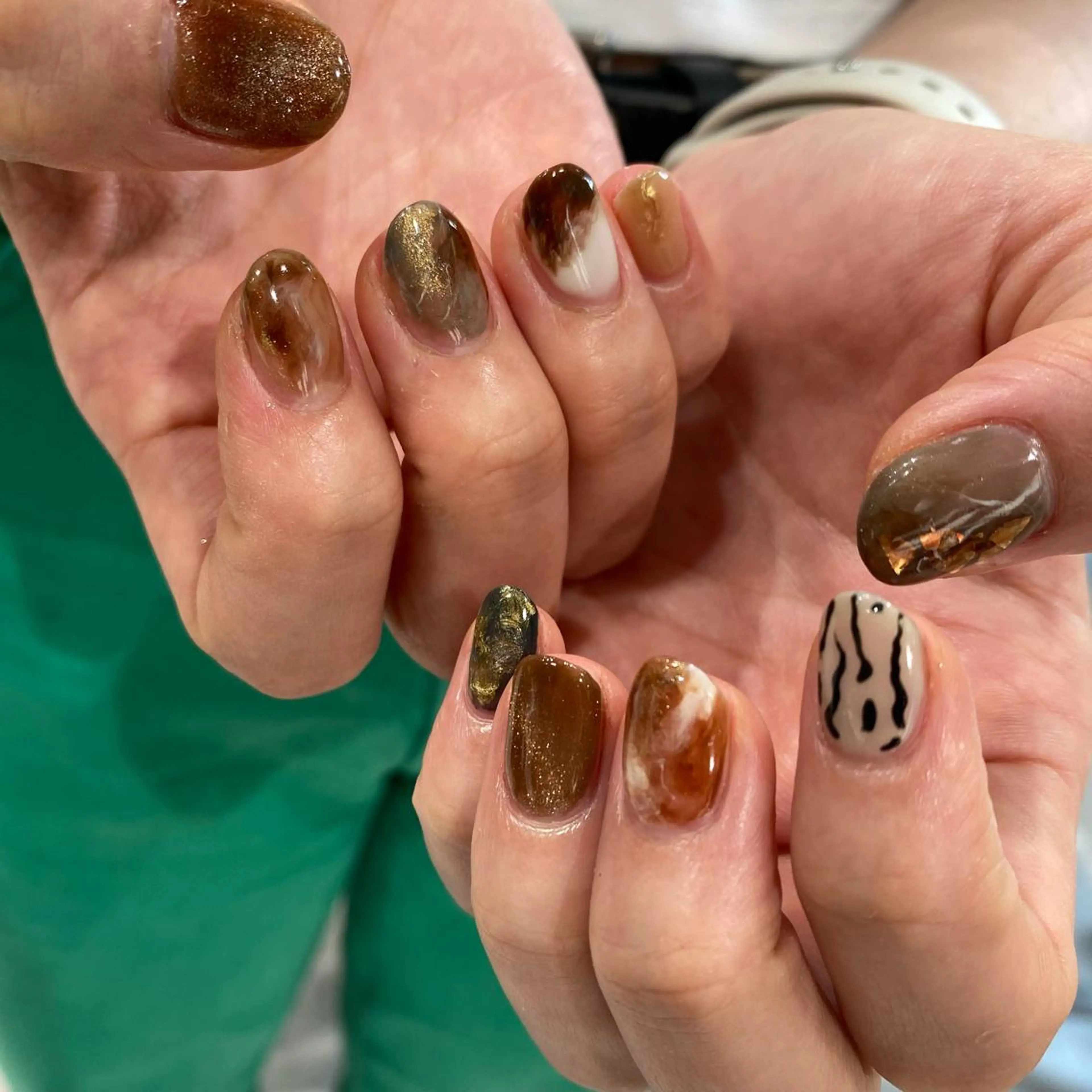 ネイル 平野葵🎀 hair/nailのネイルデザイン