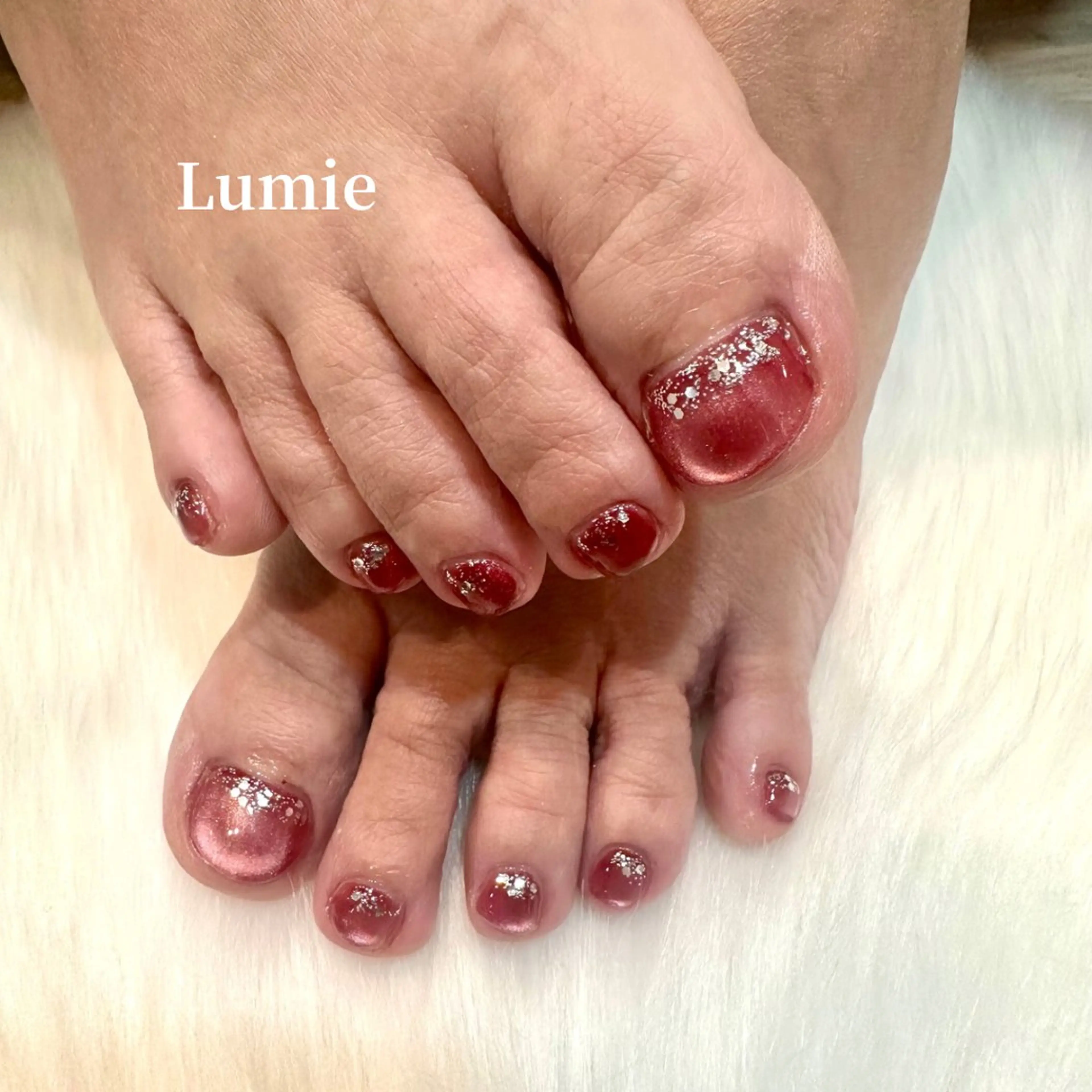 ネイル ラメ(グリッター) マグネットネイル Private Salon  Lumie所属・Lumie〜 ネイルと癒しの空間〜のネイルデザイン