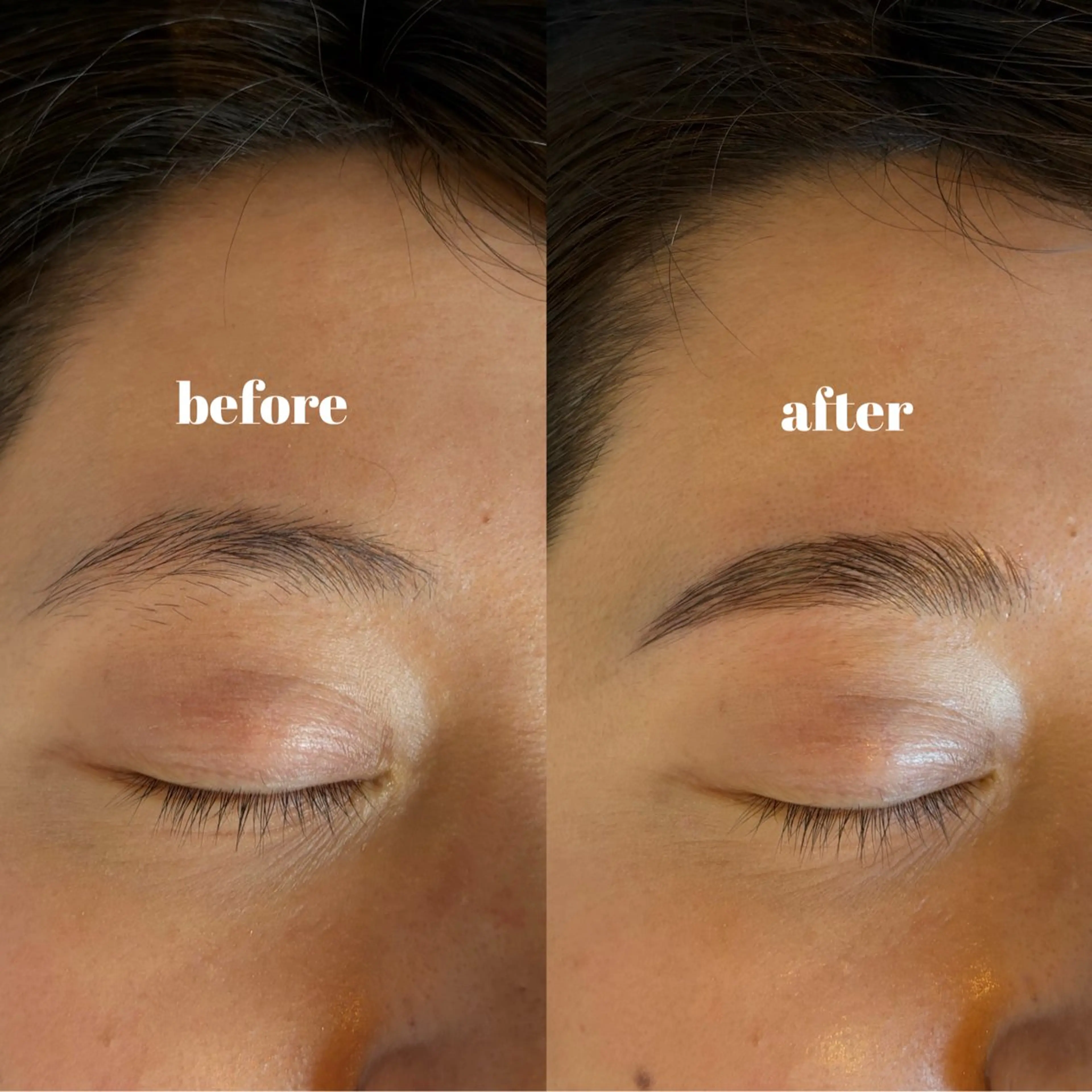 【17時限定】ハリウッドアイブロウパーマ＋ワックスの写真