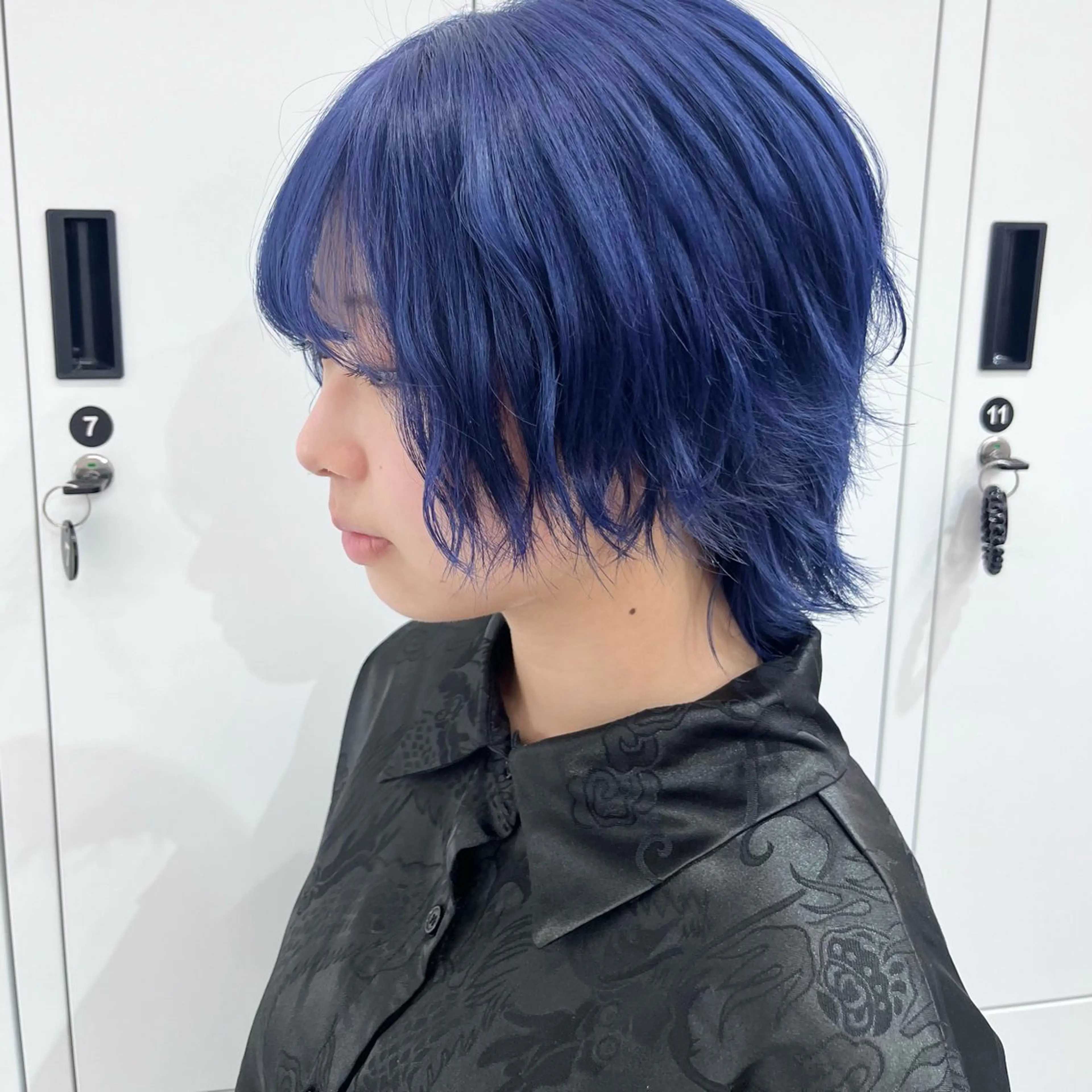 ショート カラー ヘアアレンジ 𝐠𝐢𝐫𝐥𝐲 𝐦𝐨𝐝𝐞🖤のヘアスタイル
