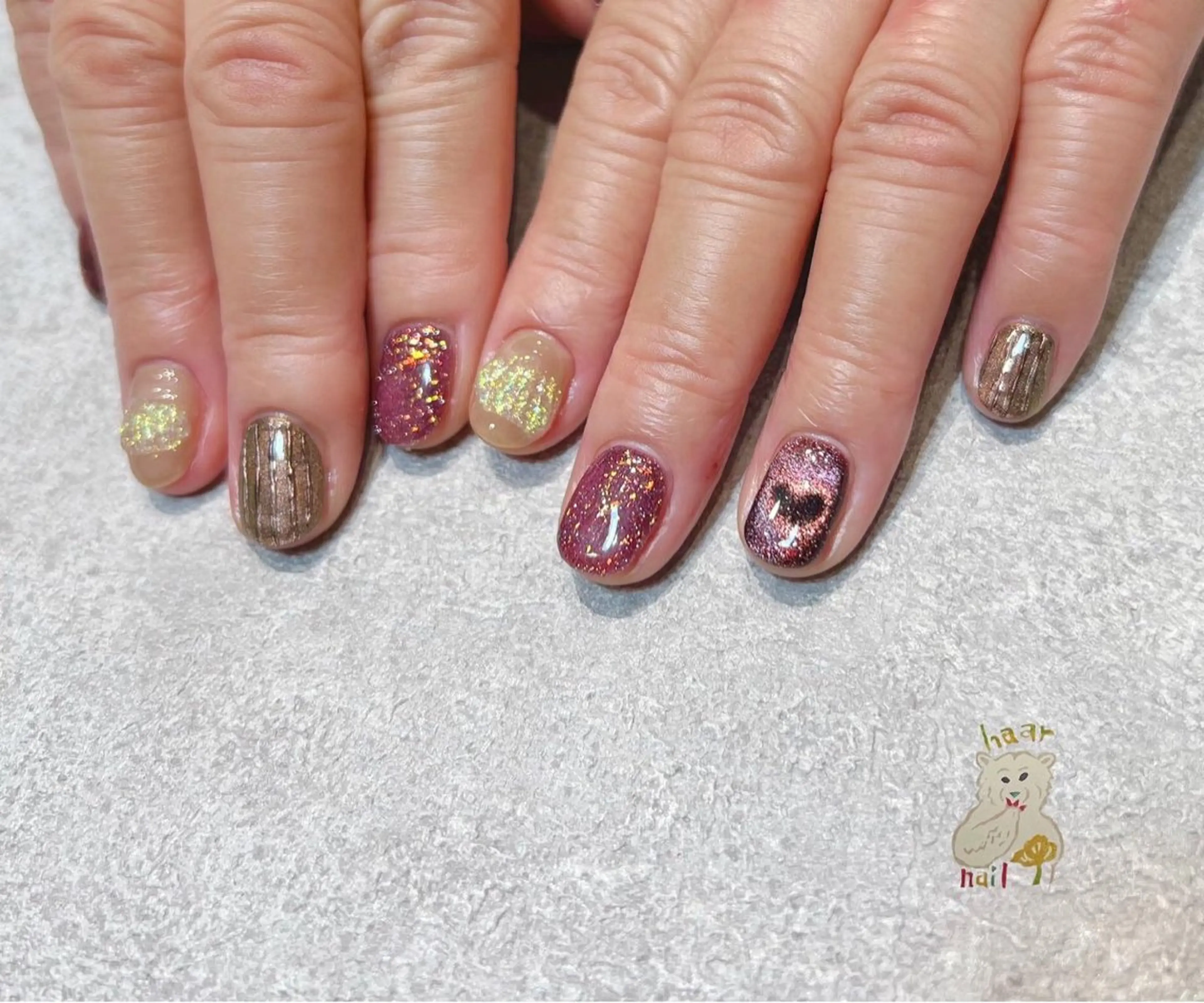 ネイル 深田 加代のネイルデザイン