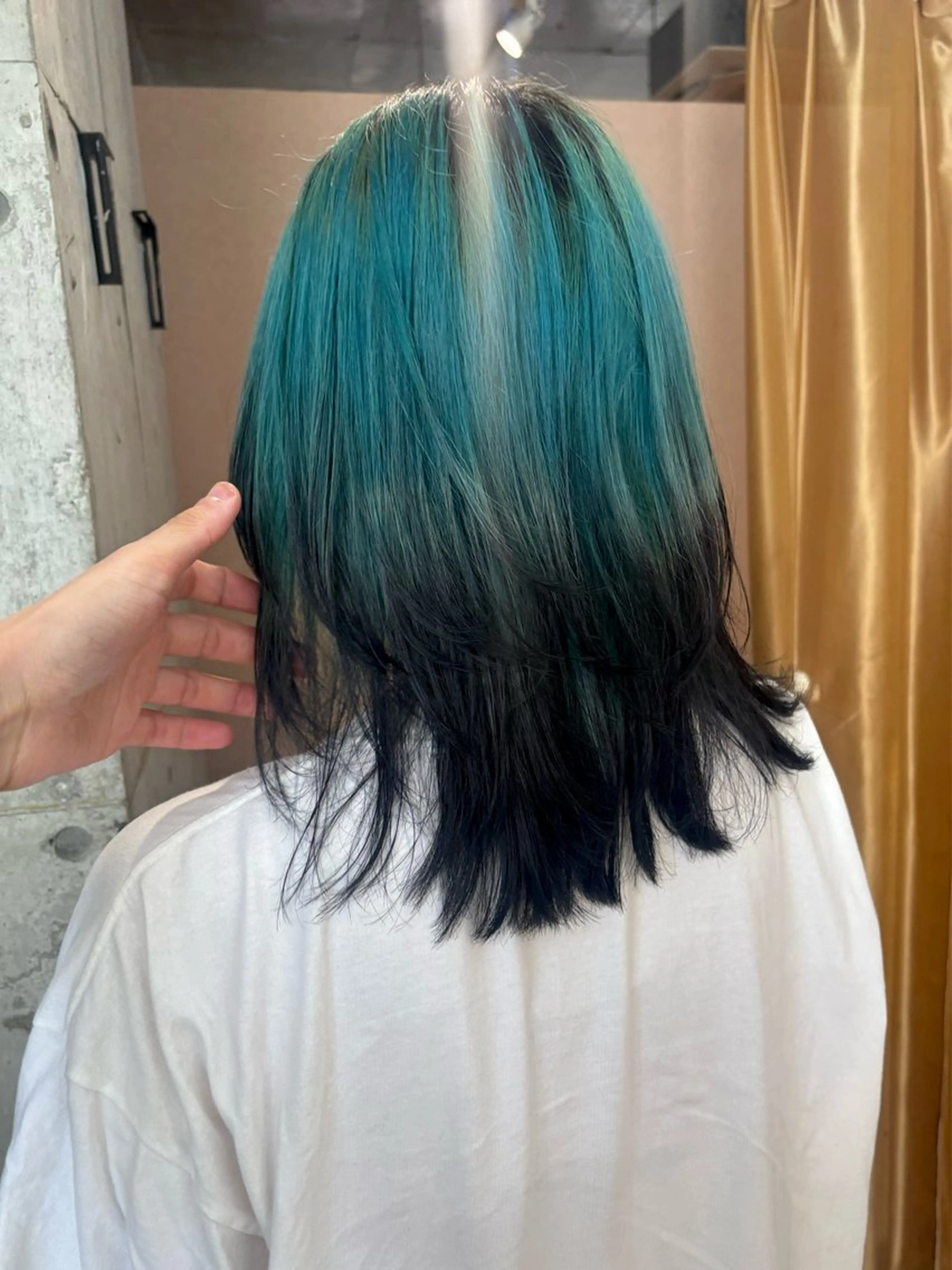 セミロング カラー デザインカラー ヘアカラー lani hair salon所属・SHOTO ハイトー ン/デザインカラーのヘアスタイル