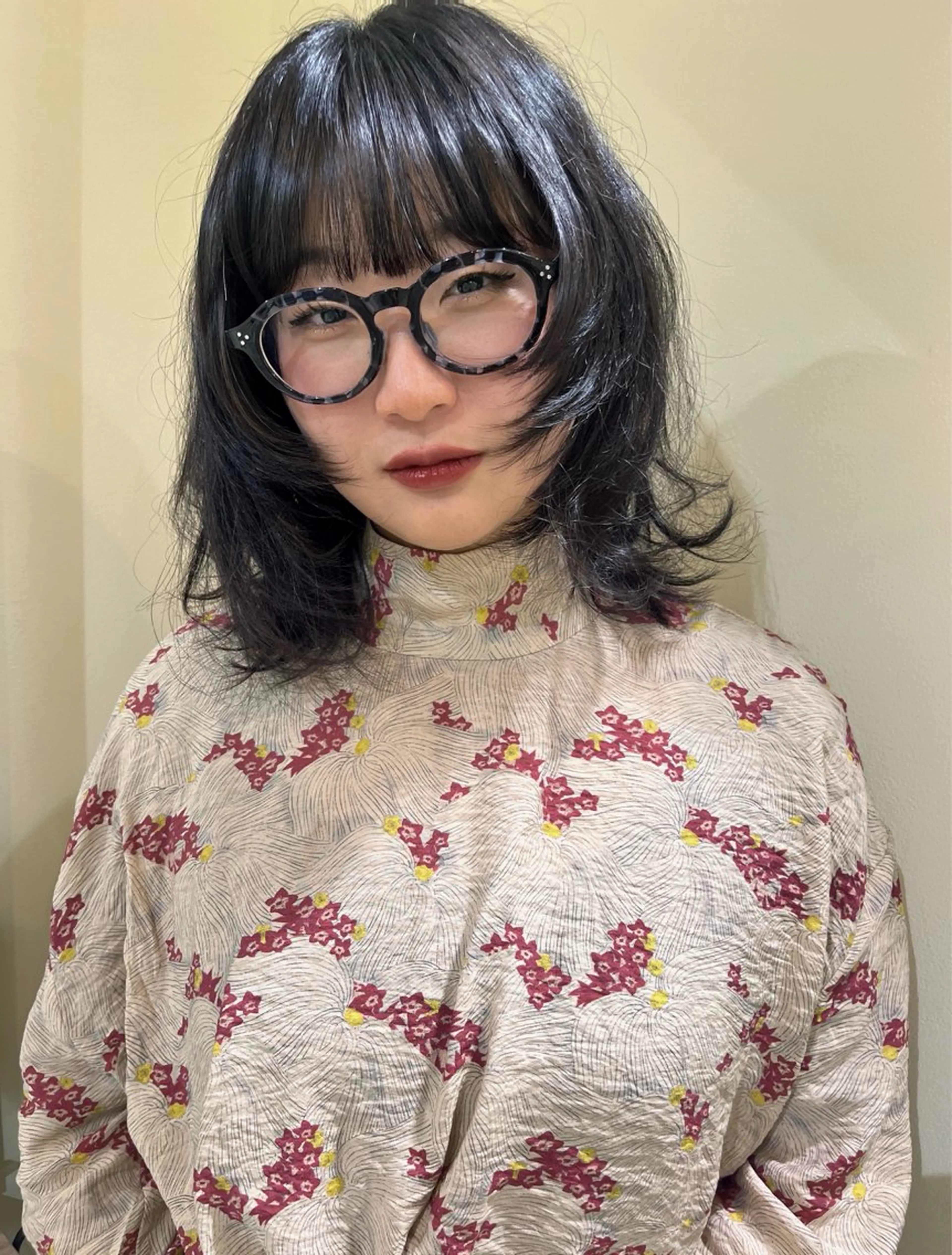 ミディアム 顔周りカット レイヤーカット figue所属・カットモデル募集🤍 🐇anzuのヘアスタイル