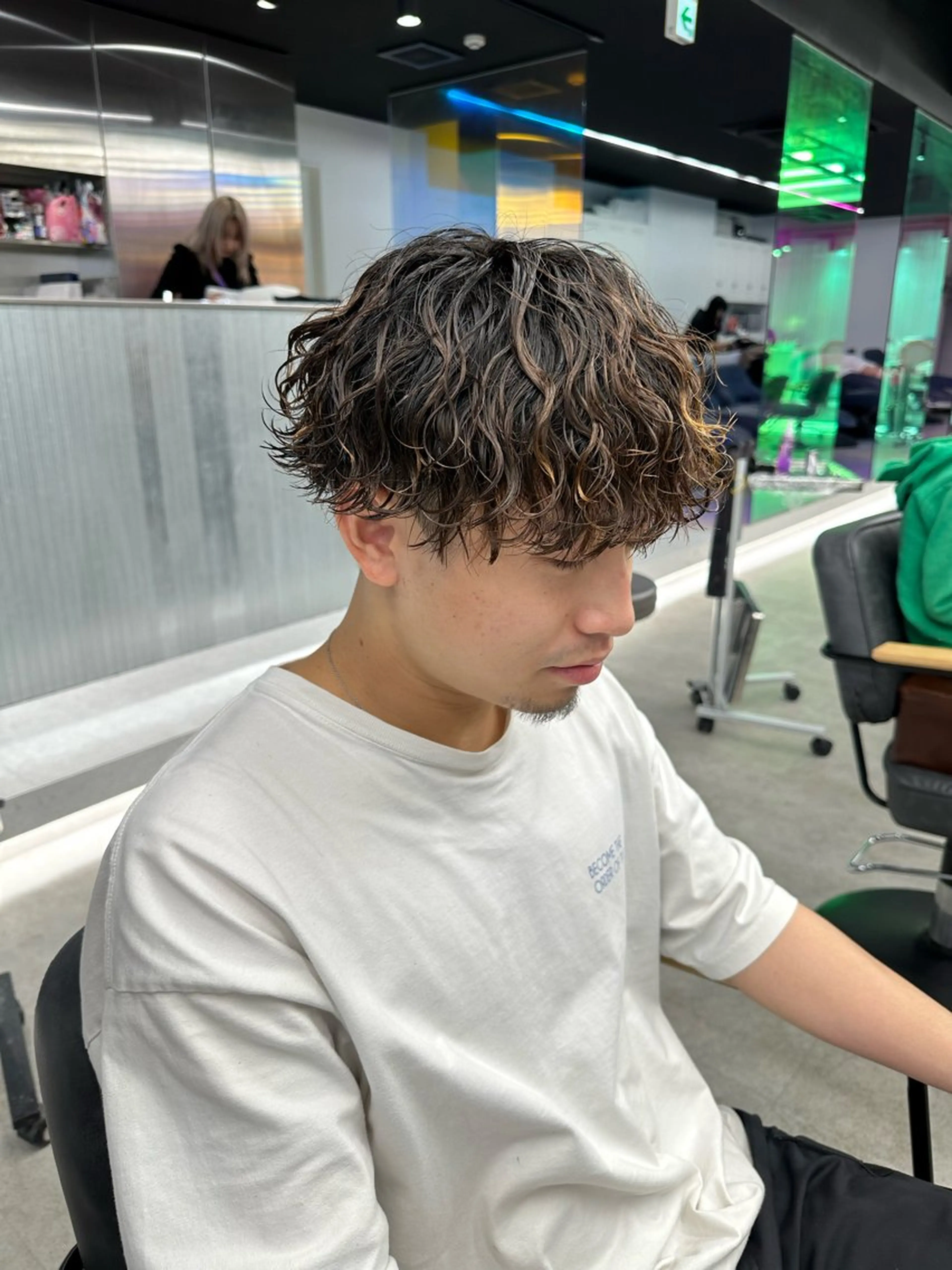 パーマ メンズ カット パーマ 【圧倒的センス】 まる/メンズカラーのヘアスタイル