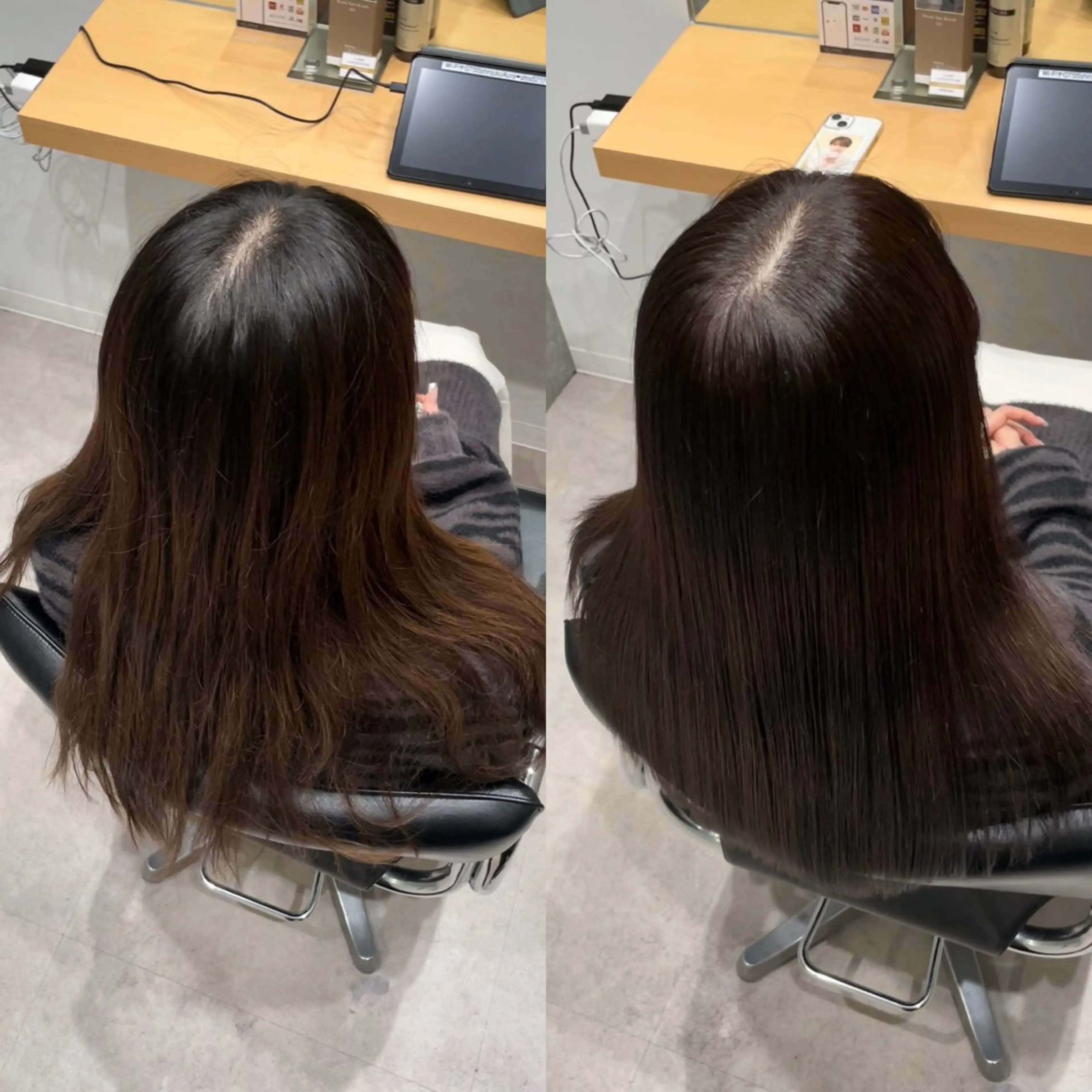 ショート カラー イルミナカラー トリートメント 髪質改善ヘアケア 艶髪特化/上田のヘアスタイル