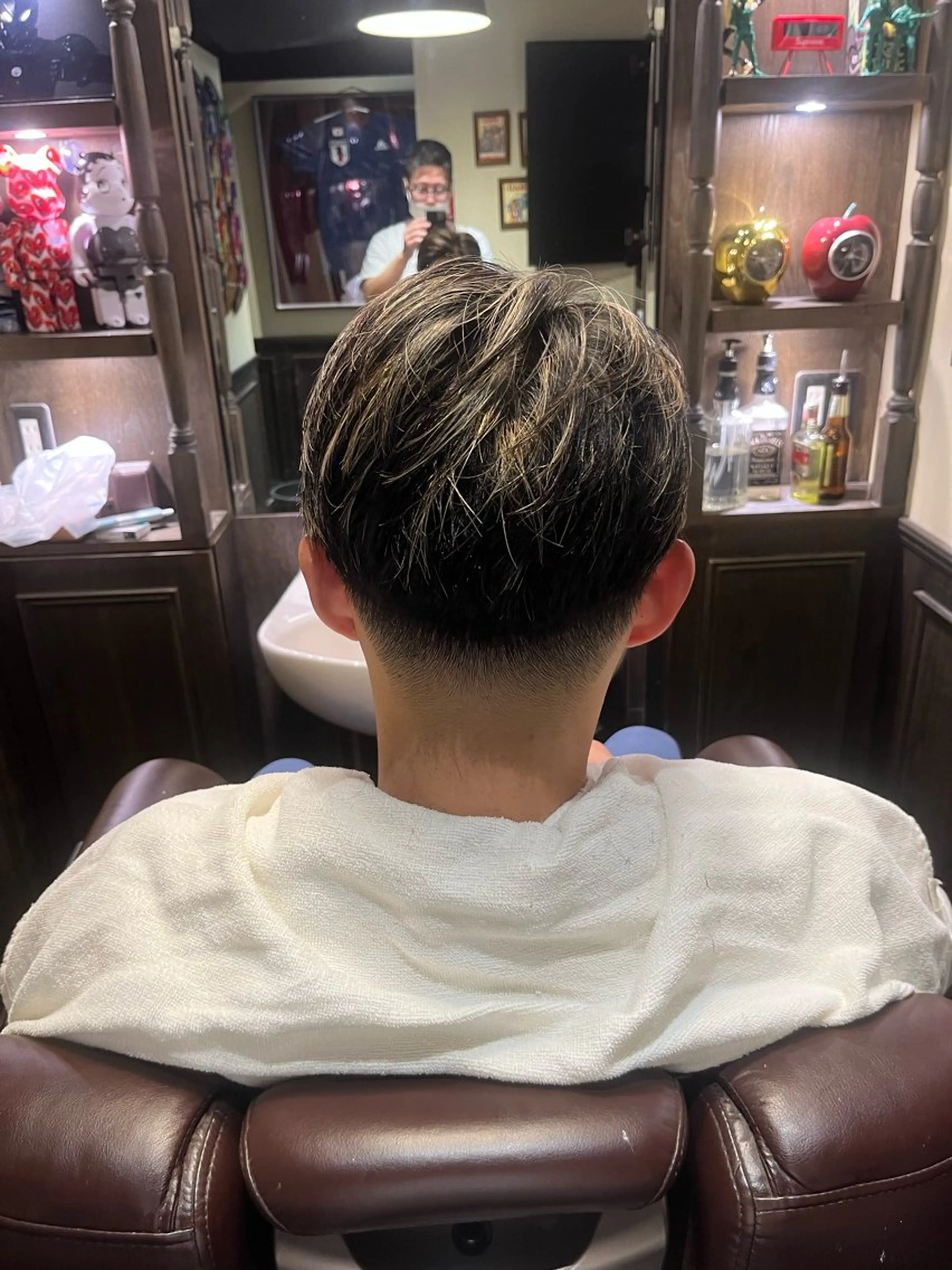 ショート メンズ フェードカット 佐藤 稜大のヘアスタイル