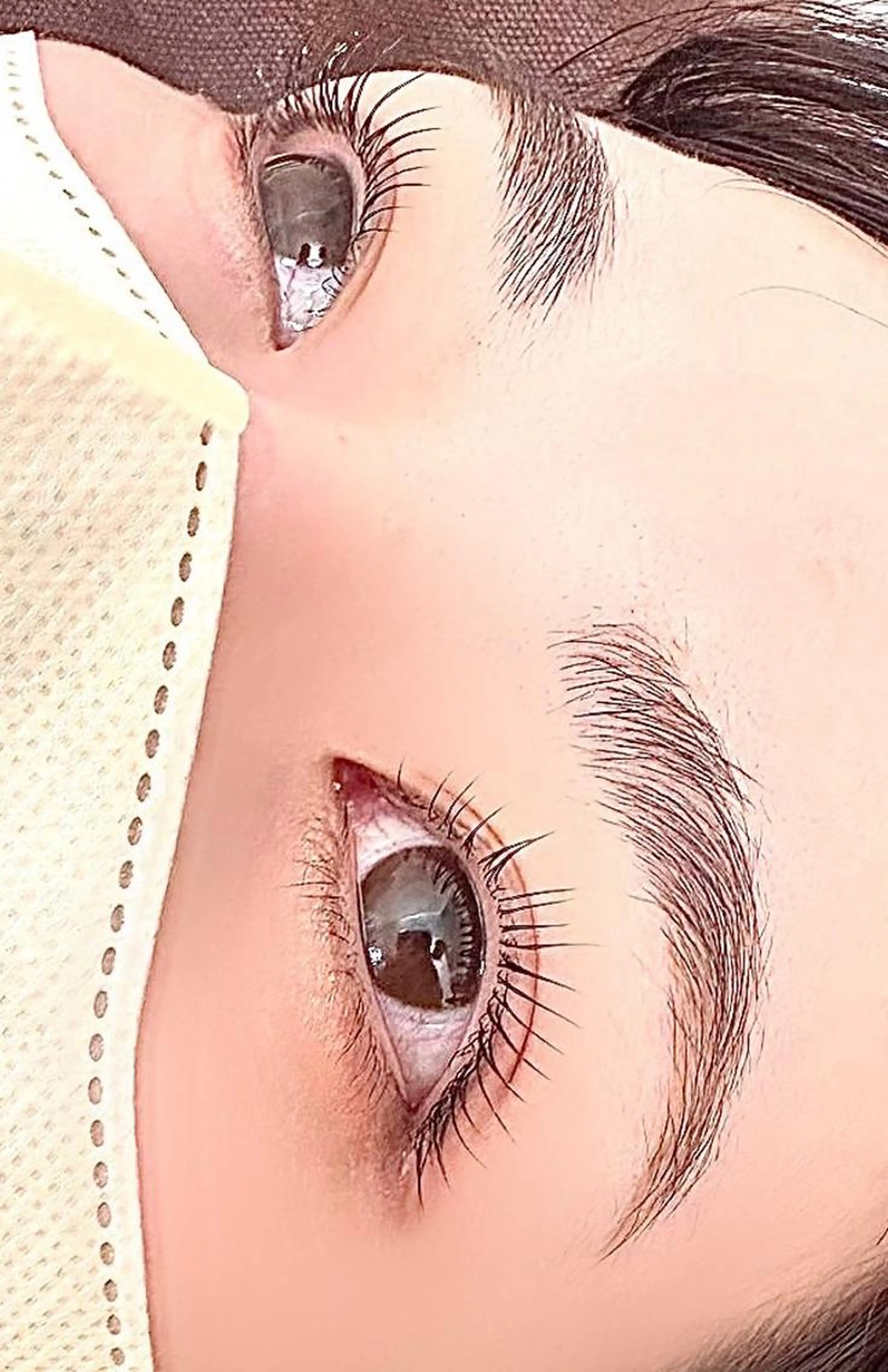 下まつげパーマの写真