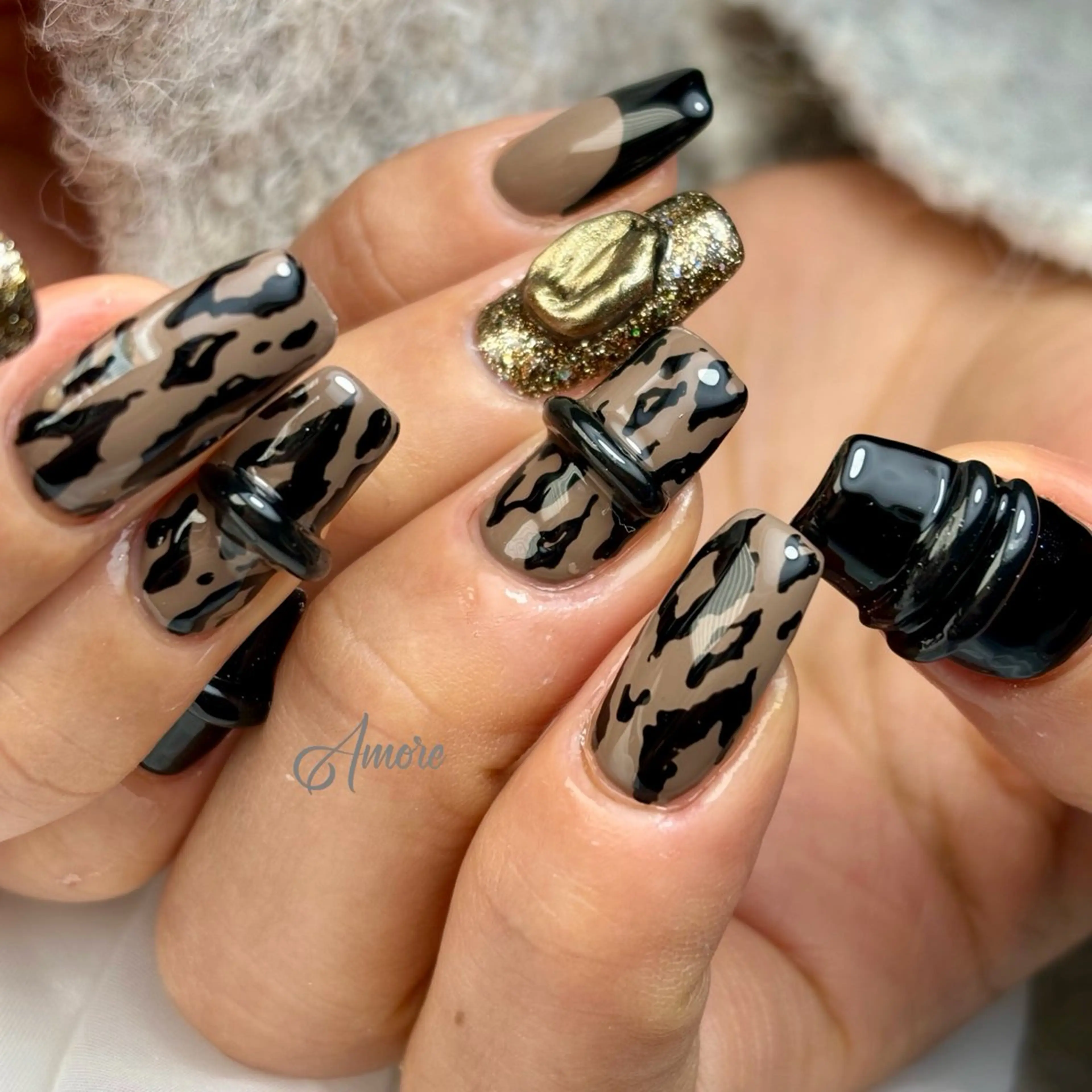 ネイル ジェルネイル キラキラネイル 韓国ネイル マグネットネイル パラジェル You kyehwaのネイルデザイン