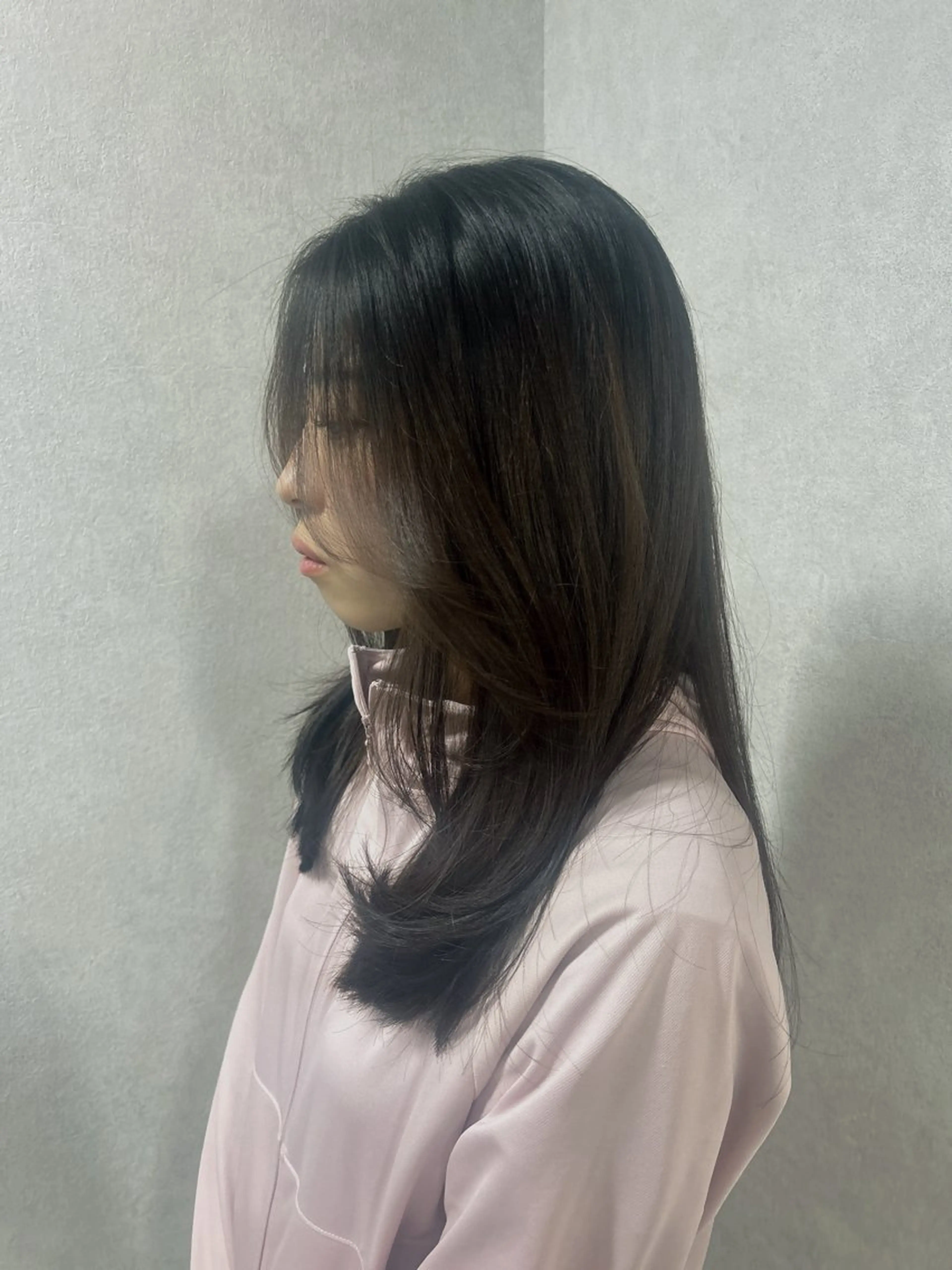 ロング レイヤーカット 髪質改善大阪/ 酸性縮毛矯正/ゆうとのヘアスタイル