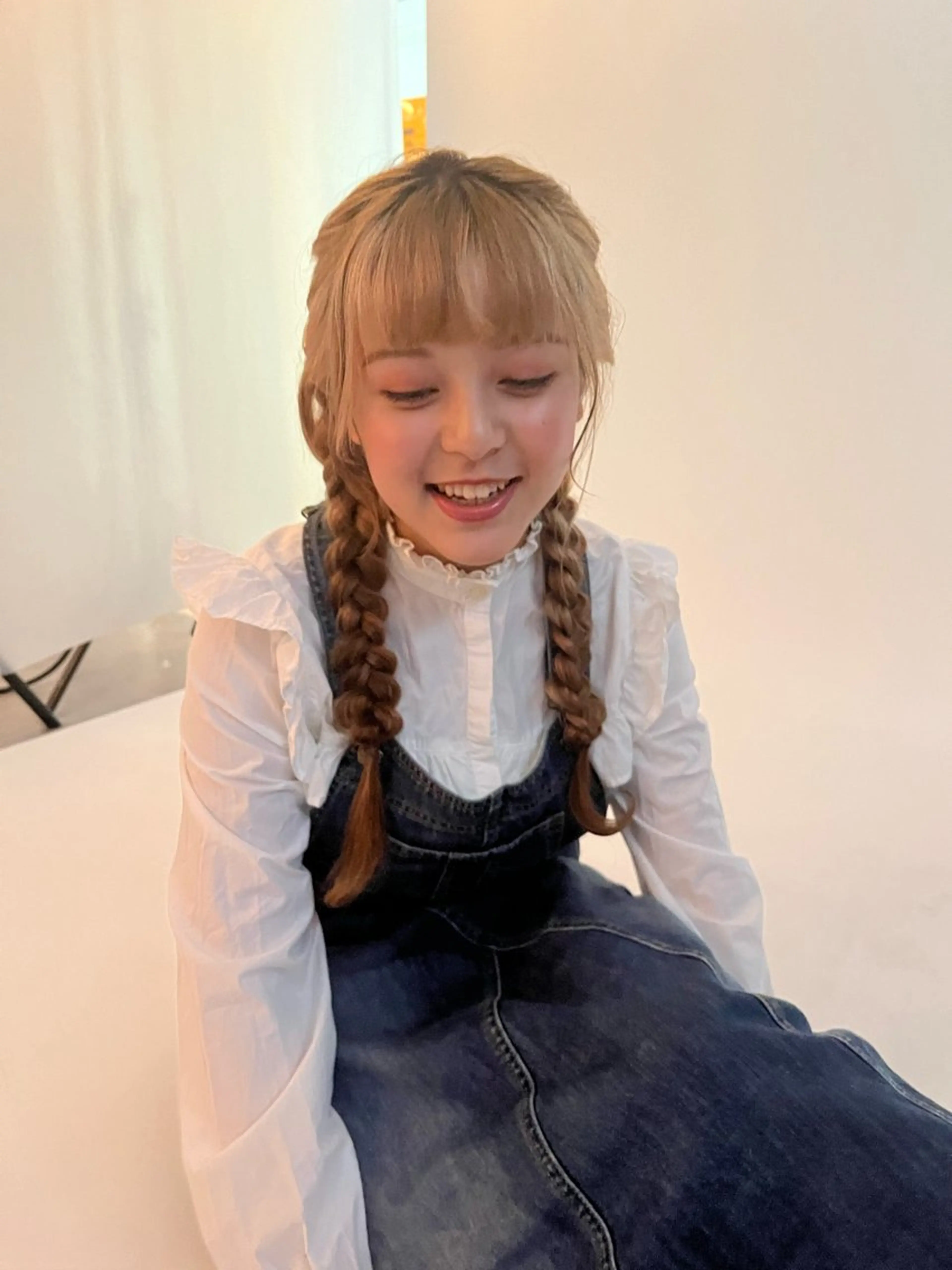 セミロング カラー ere 代々木公園所属・みほ/ニュアンス/ モード/艶カラーのヘアスタイル