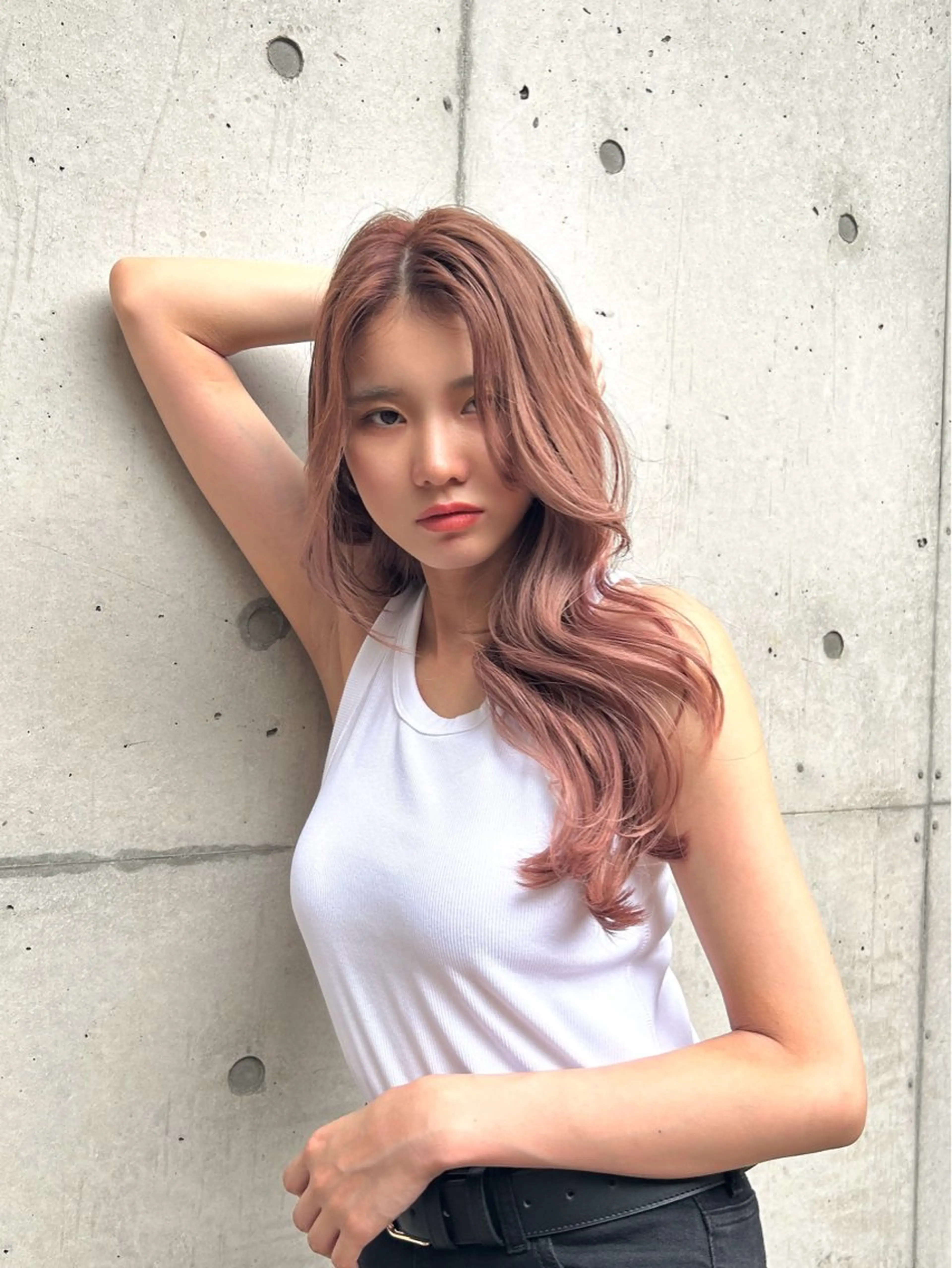 ロング カラー Lien by kiitos所属・韓国ヘア×レイヤー カット/上田丈也のヘアスタイル