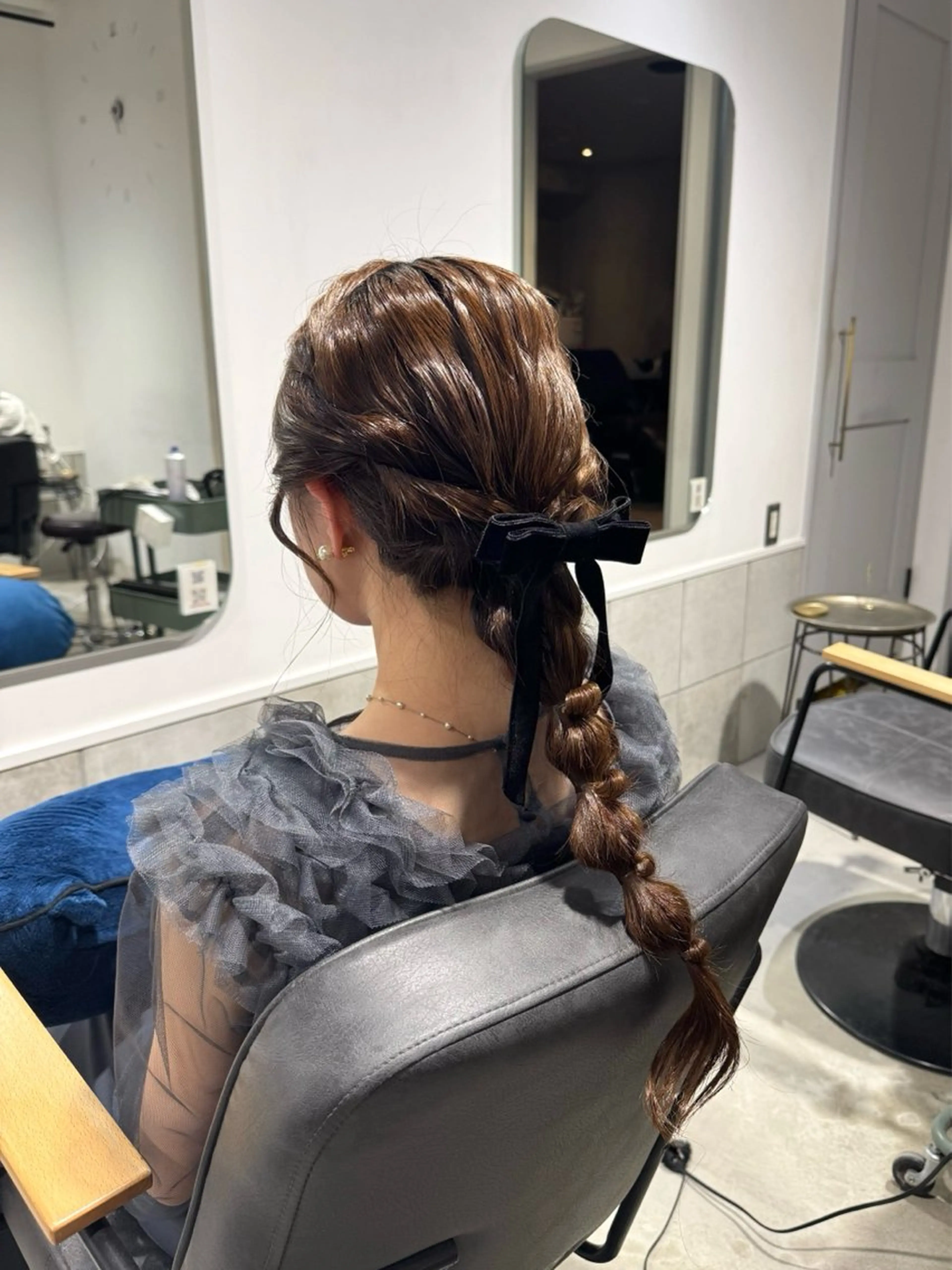 ヘアアレンジ ヘアセット 𝐇𝐢𝐧𝐚 ⟡.·のヘアスタイル