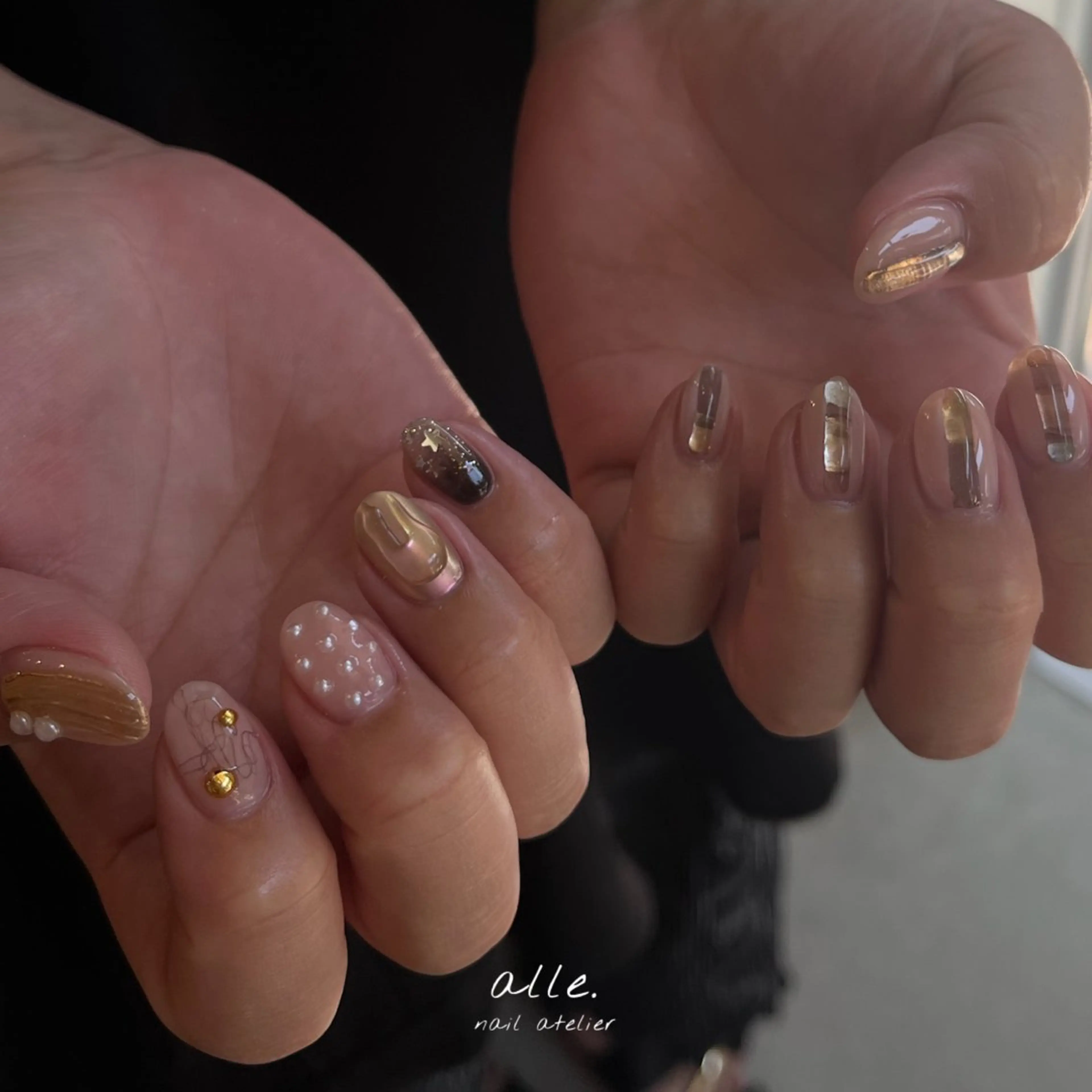ネイル ハンドネイル atelier alle.のネイルデザイン