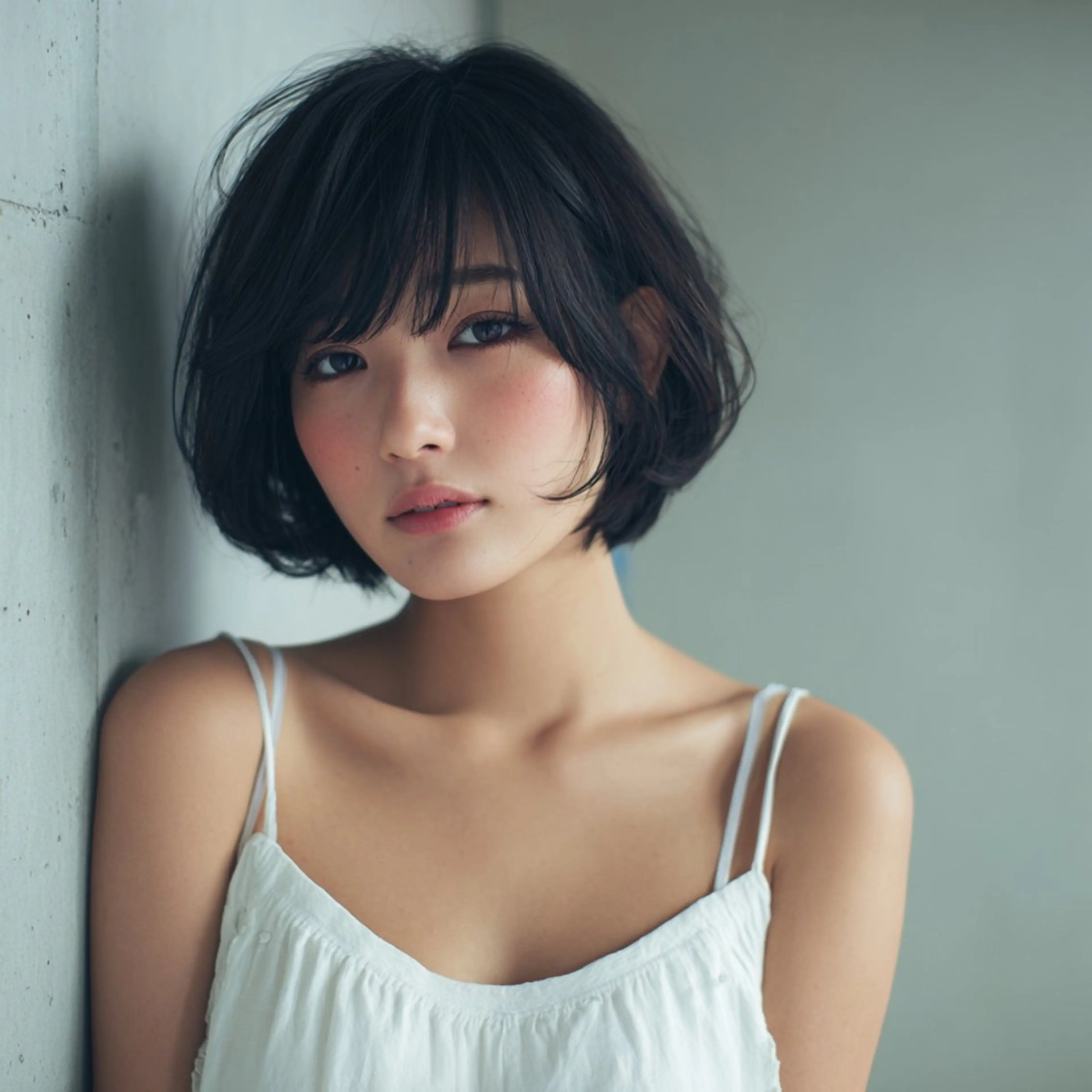 ショート ボブレイヤー ボブ レイヤーカット 🍑Kubu🍀 Momo🍑のヘアスタイル