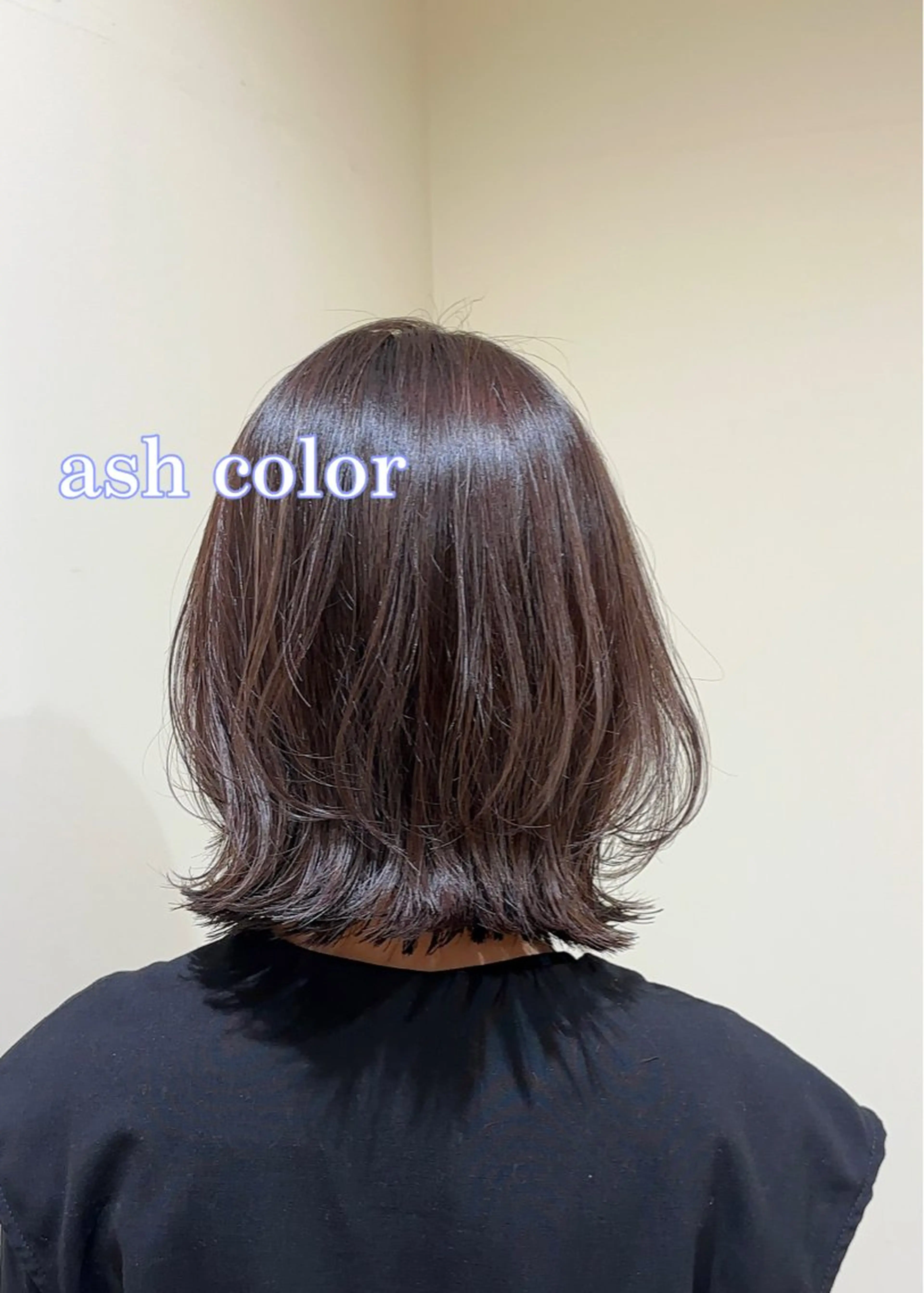 セミロング カラー アッシュ 透明感カラー CYAN.栄店所属・パーマ/髪質改善 【榎本千夏】のヘアスタイル