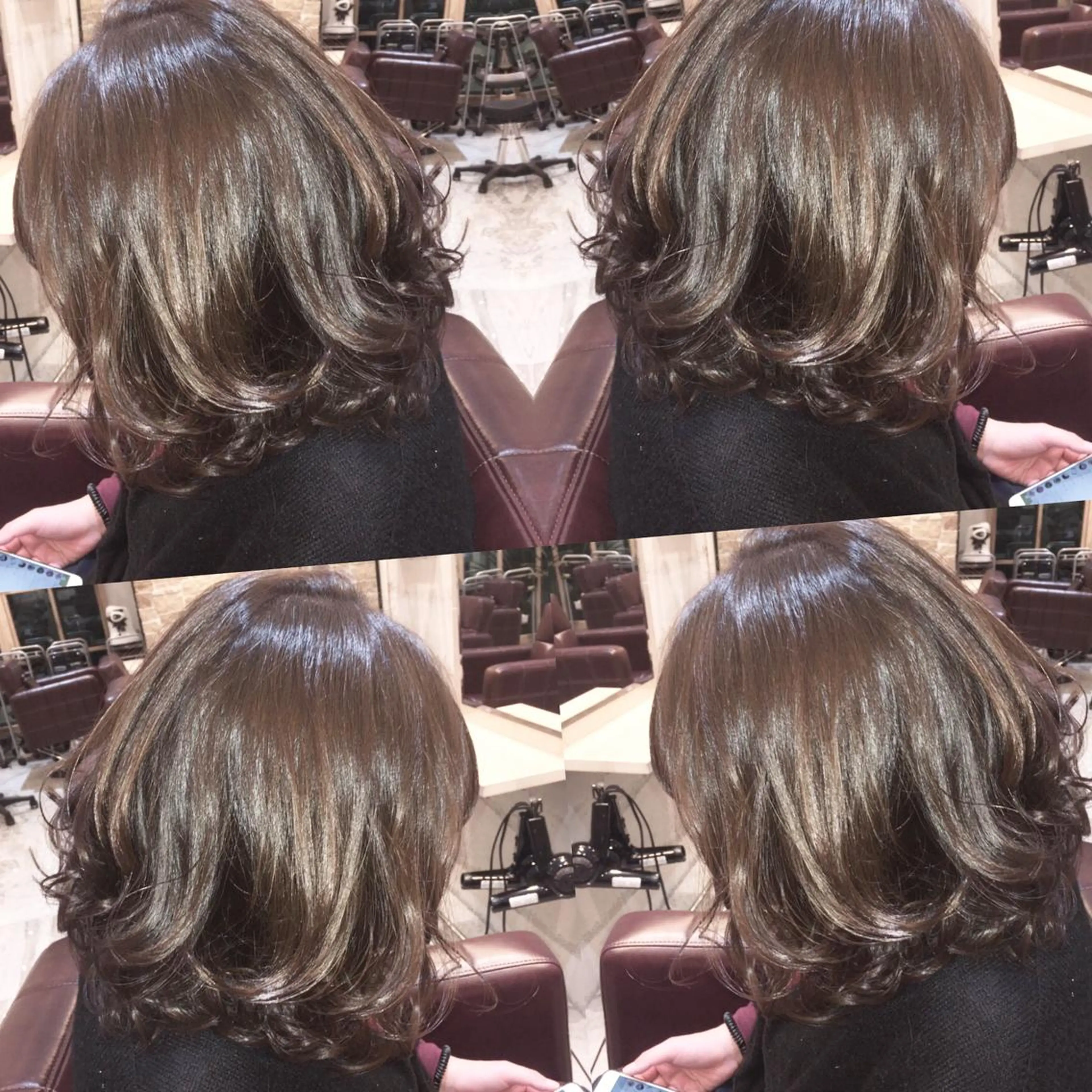 ミディアム カラー youres hair 新宿三丁目所属・髪質改善カラー、美髪 トリートメント専門のヘアスタイル