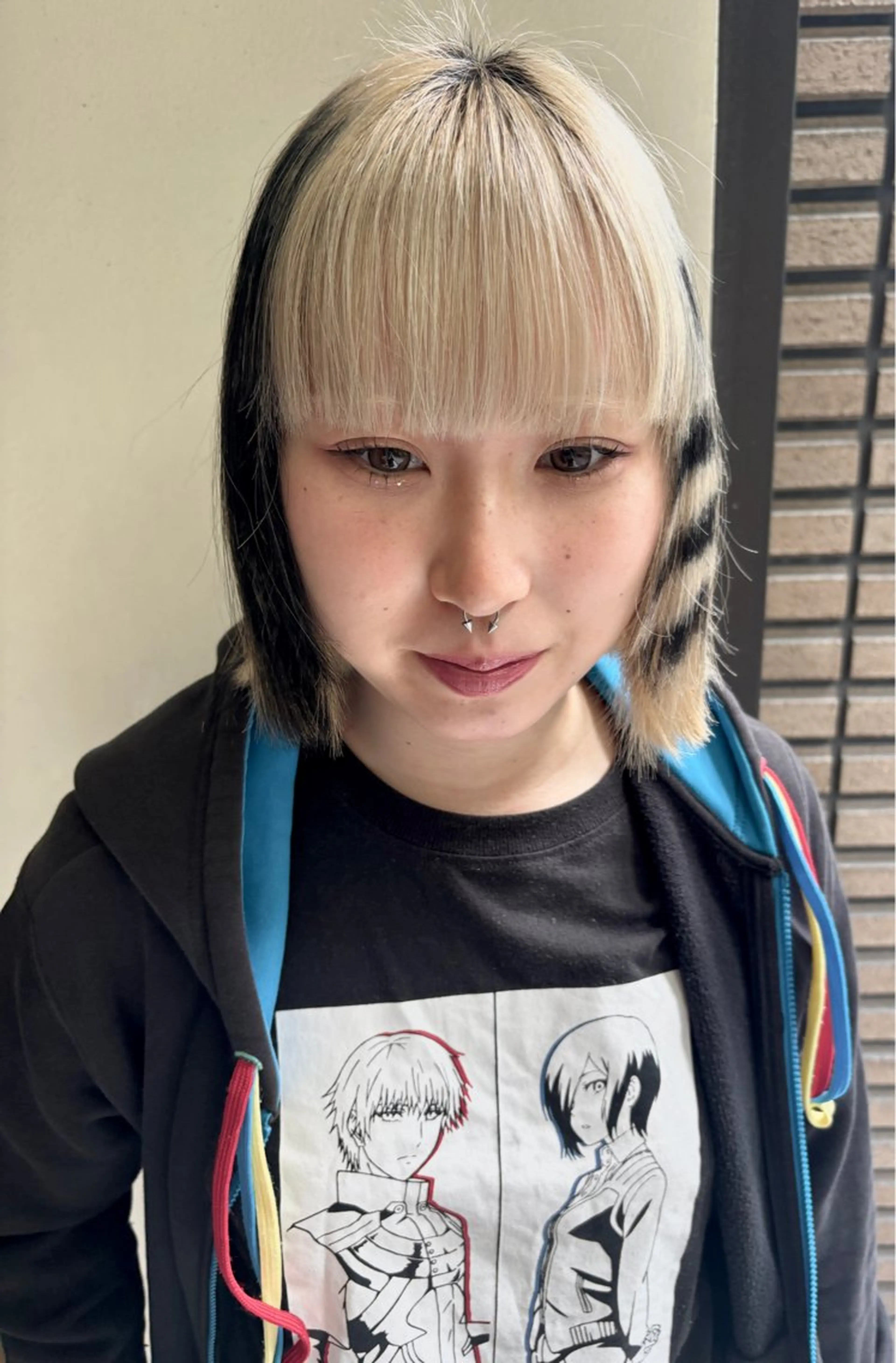 カラー デザインカラー ボブ/レイヤー/ 梅田/天野川奈緒のヘアスタイル