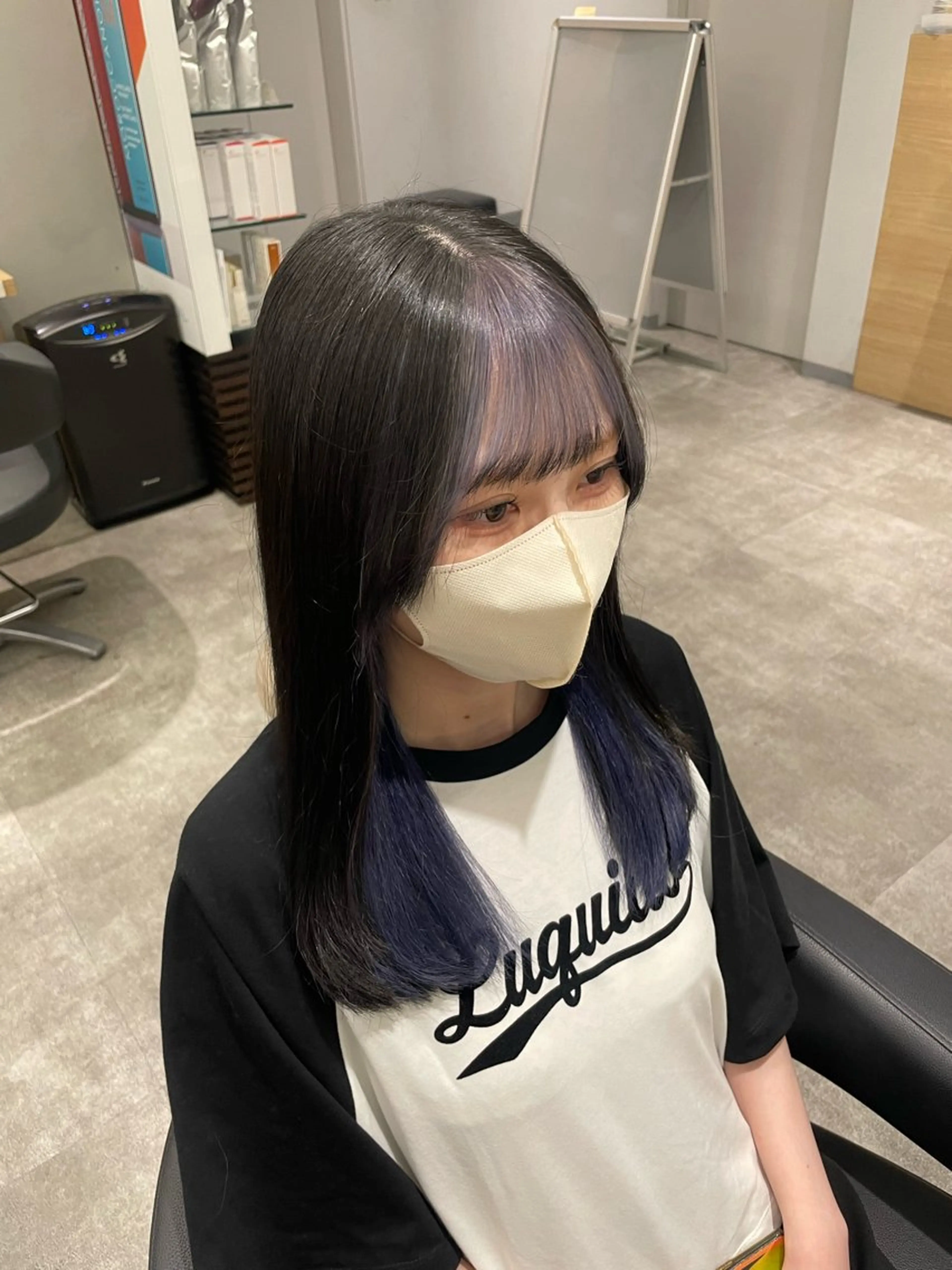 セミロング カラー ヘアカラー Zina【梅田】 /田中 沙弥のヘアスタイル