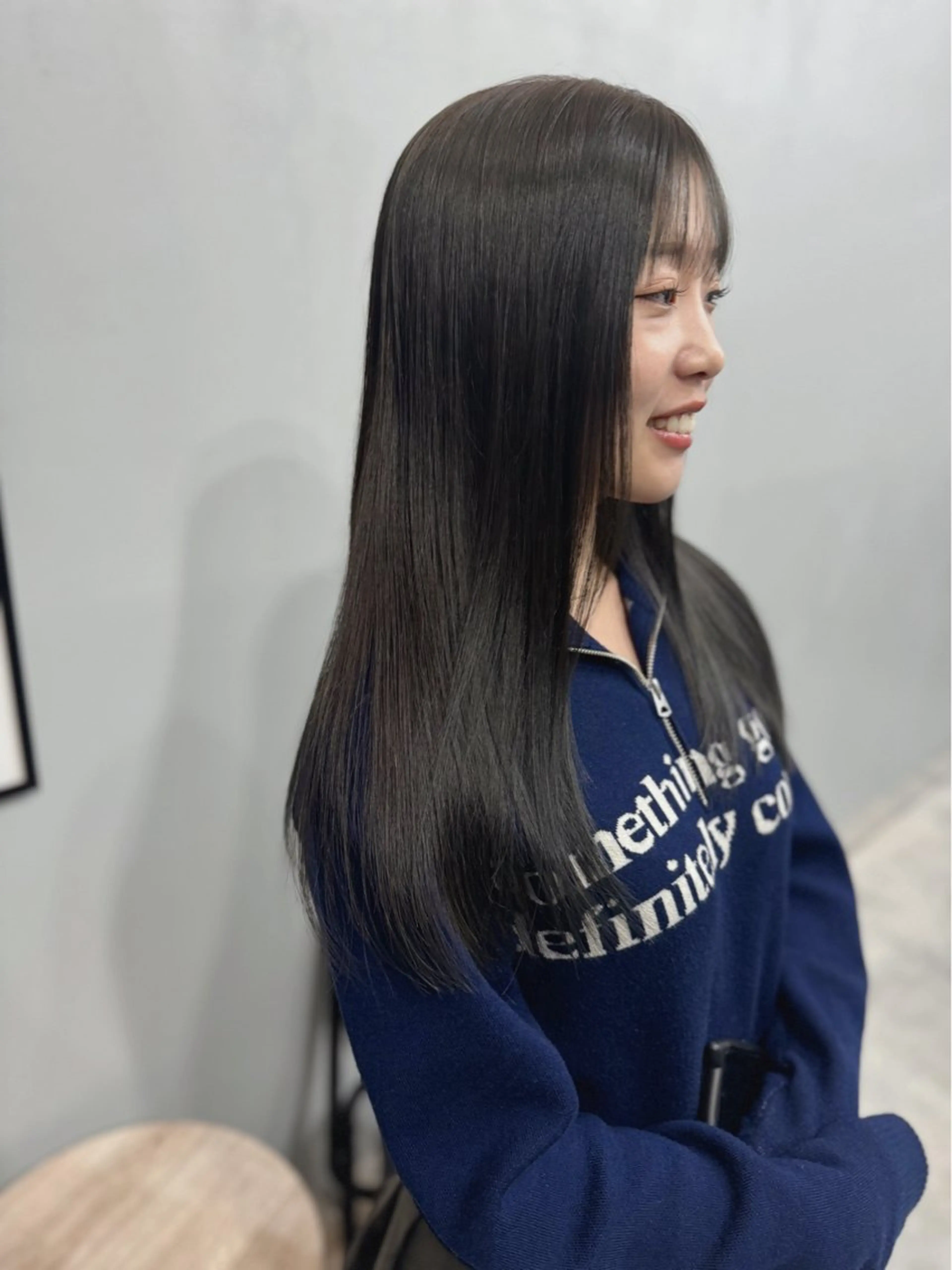 ロング ヘアカラー トリートメント HOODS hair salon所属・透明感カラー🌿ボブ ✨飛田　ケイのヘアスタイル