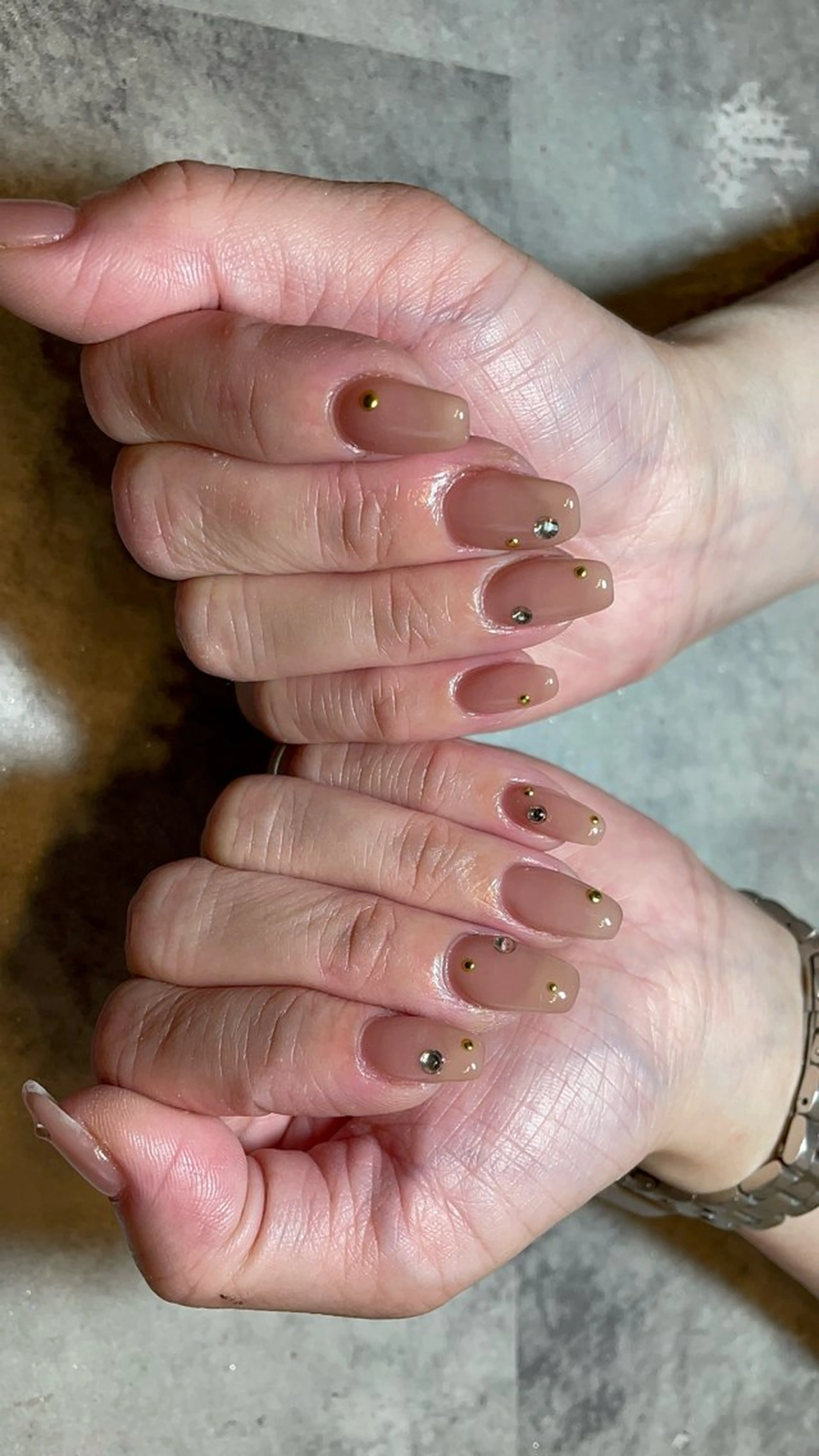 ネイル ハンドネイル nail salon ラピスラズリのネイルデザイン