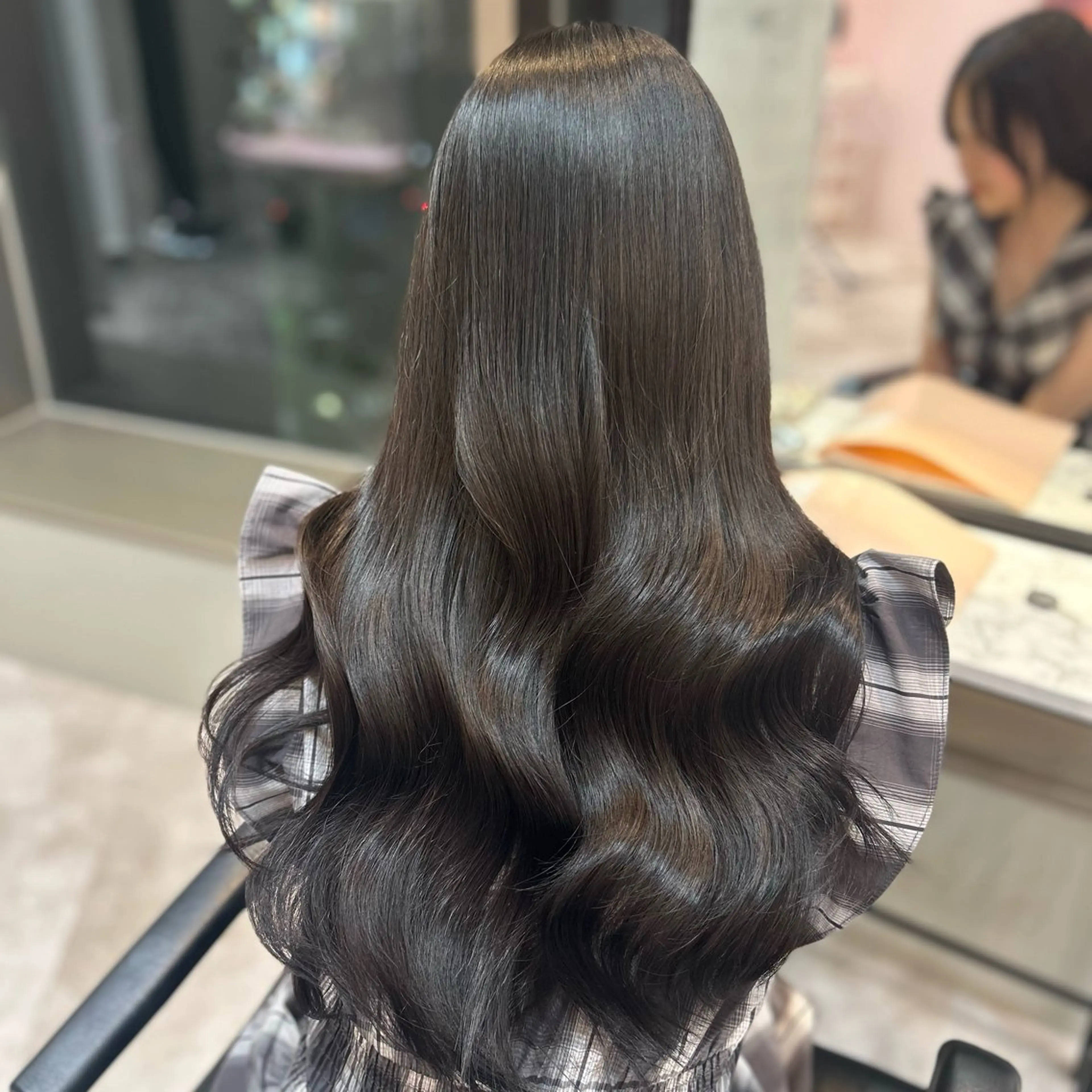 【人気No.2】🫧💖艶ワンカラー＋髪質改善TR💖🫧(ロング料金なし🙅🏼)の写真