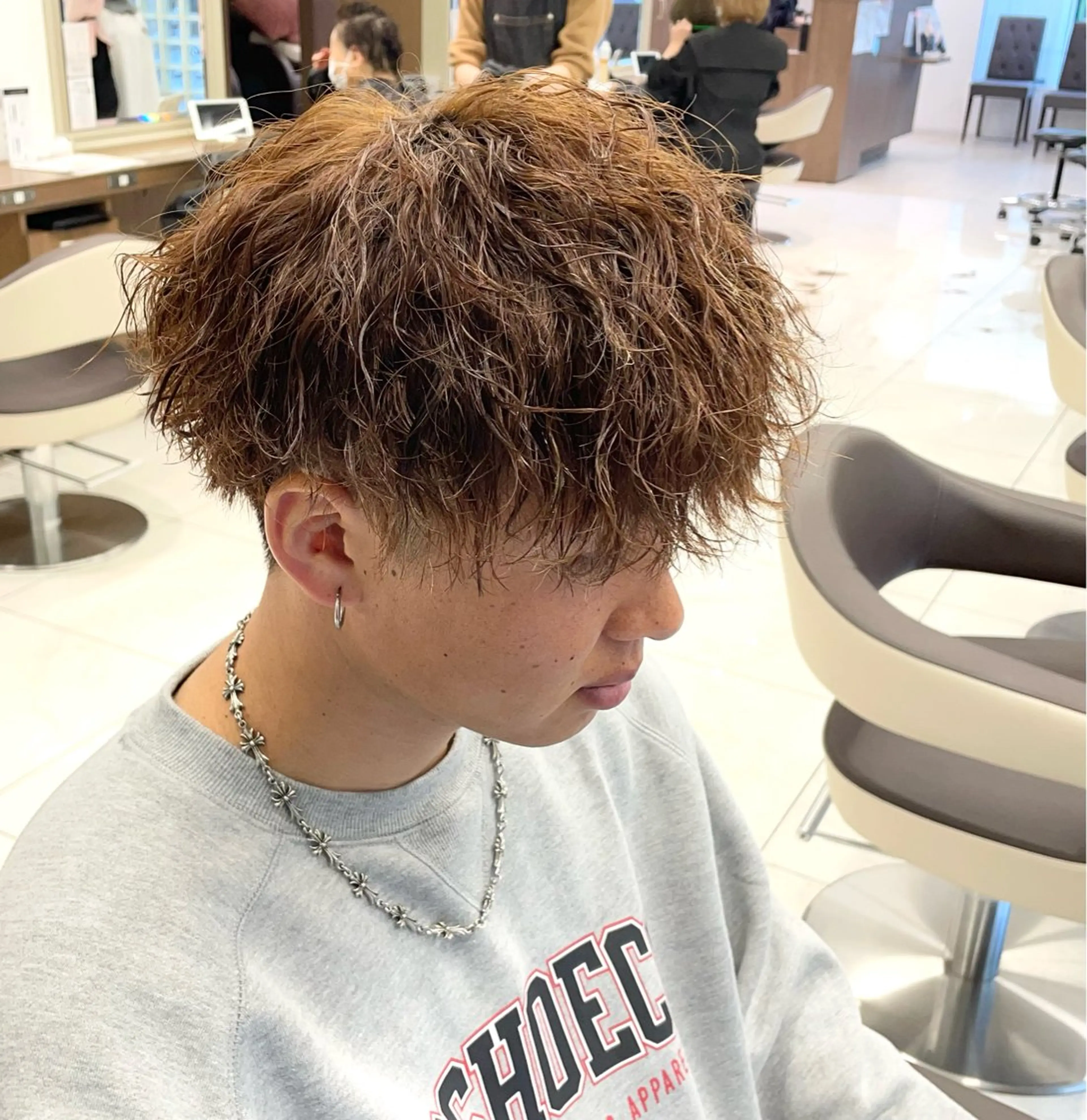 ショート パーマ メンズ 【メンズ特化】 池田大成✂︎のヘアスタイル