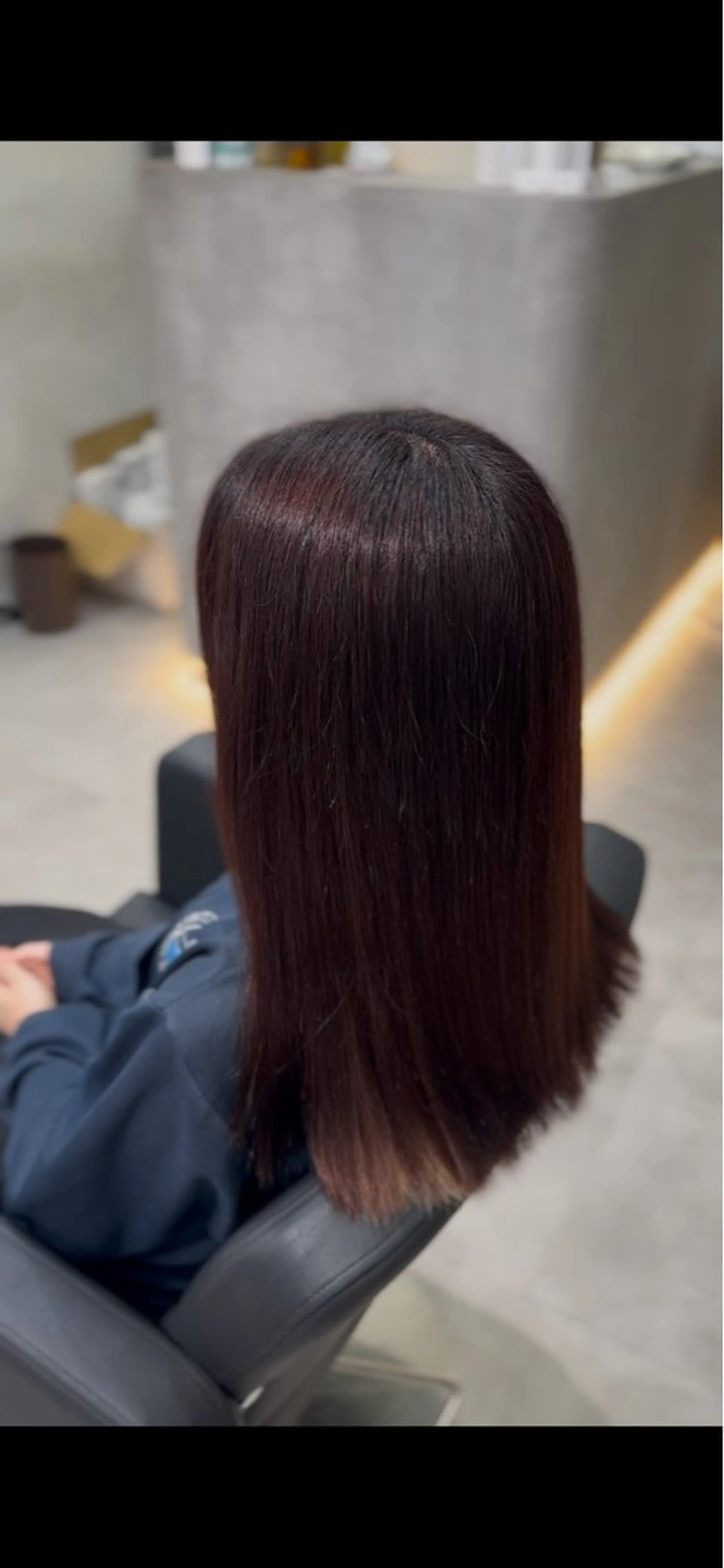 カラー レッドカラー 濵﨑 颯七のヘアスタイル