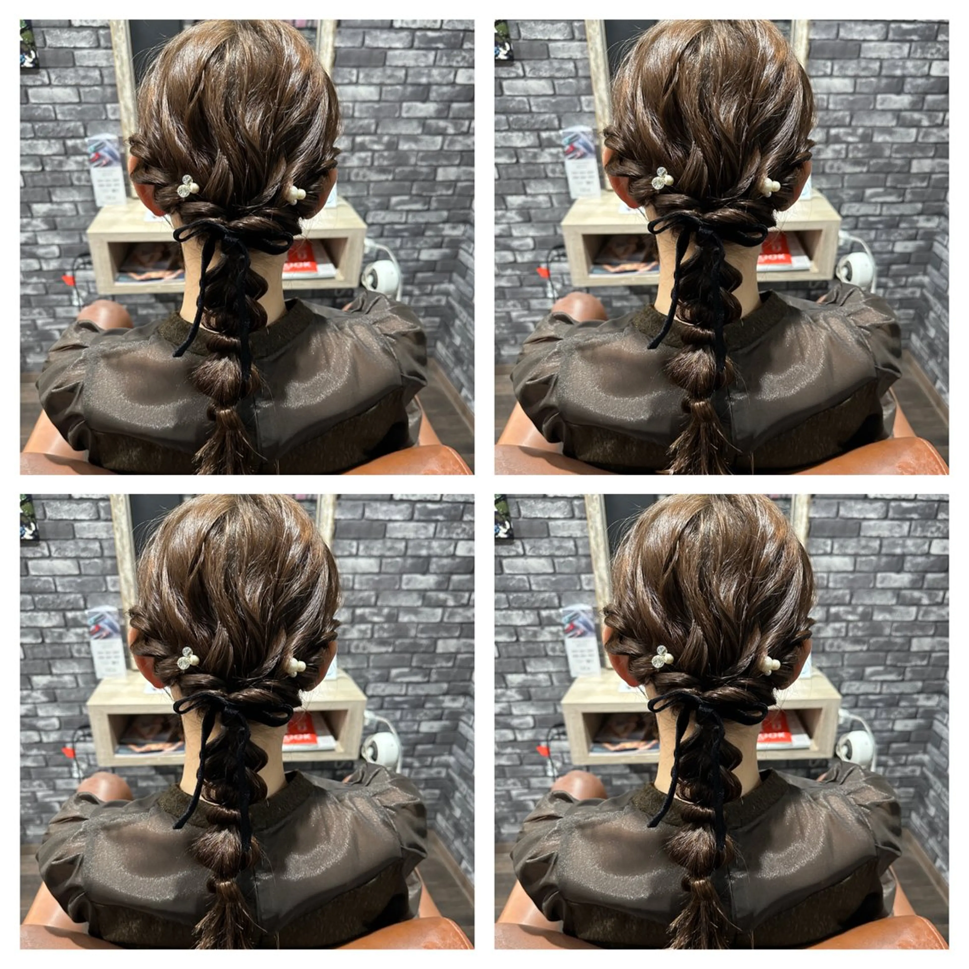 セミロング ヘアアレンジ ヘアセット 🎀推し活ヘアー🎀 Yuuna🐰💖のヘアスタイル