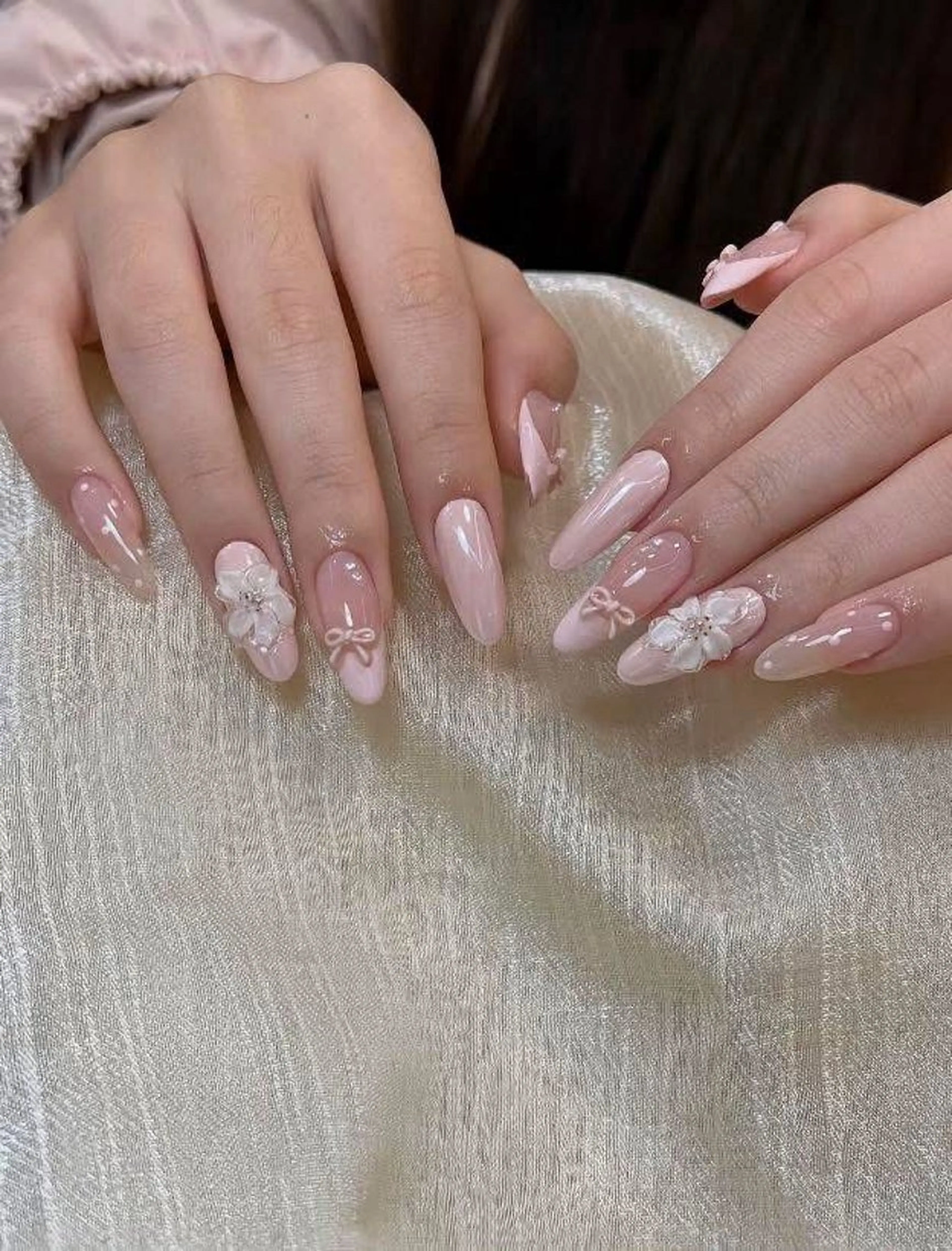 ネイル 長さ出し フットネイル ジェルネイル 韓国ネイル マグネットネイル ハンドネイル YMT NailStudio所属・YMT NailStudioのネイルデザイン