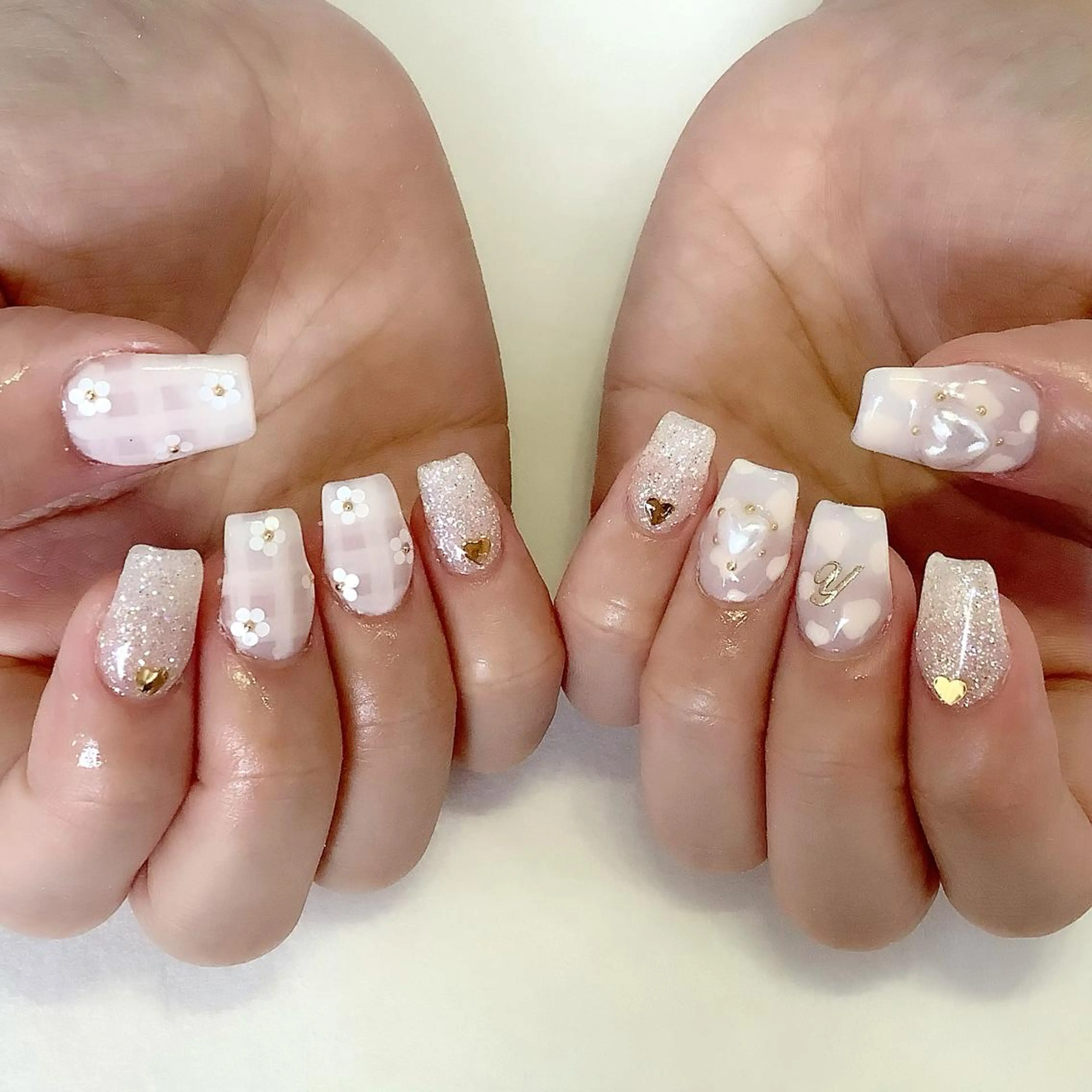 ネイル ハンドネイル 💎🐰 saki. m 🐰💎のネイルデザイン